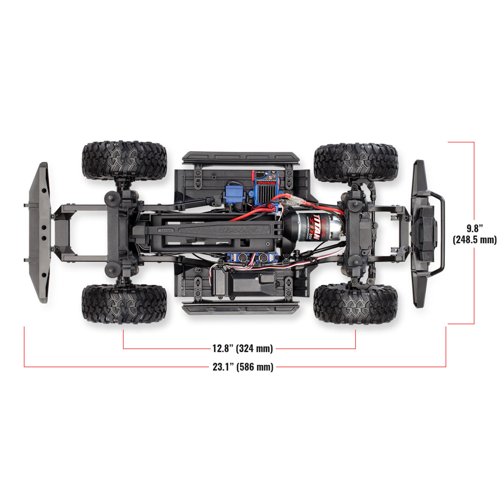 Traxxas 820564 1/10 TRX-4 Defender RTR Scale and Trail