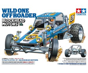 Tamiya 58695-A - 1/10 Wild One Off-Roader Blockhead Motors w Tamiya 58695-A - 1/10 Wild One Off-Roader Blockhead Motors w