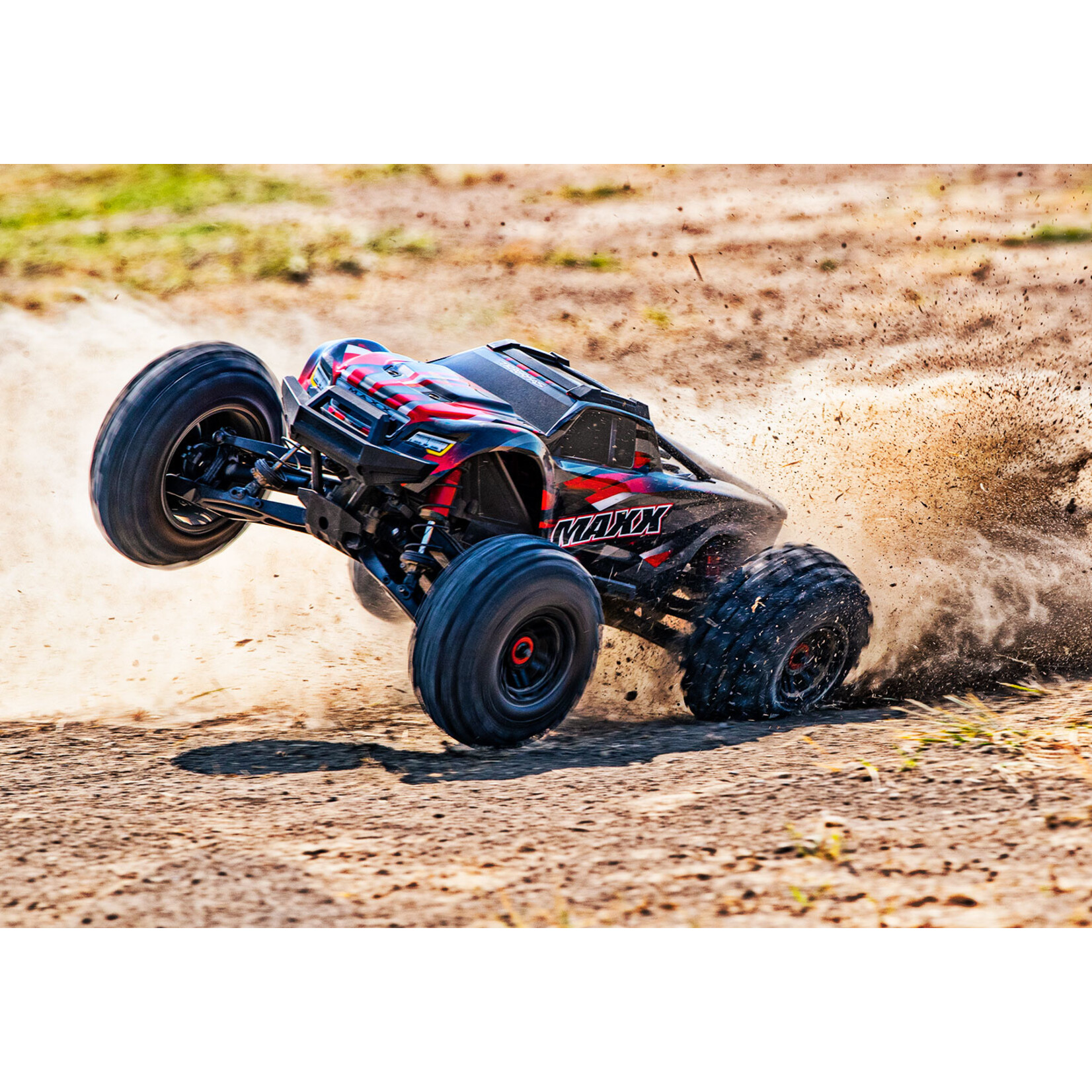 Traxxas 1/10 Maxx RTR Monster Truck with WideMaxx - Red