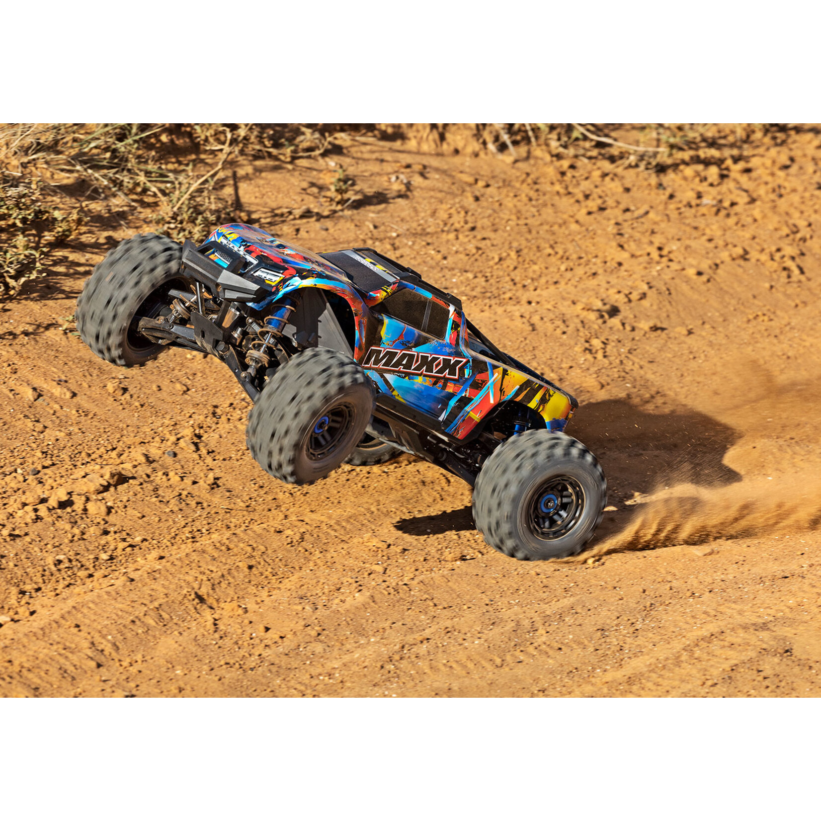 Traxxas 1/10 Maxx RTR Monster Truck with WideMaxx - Rock n' Roll