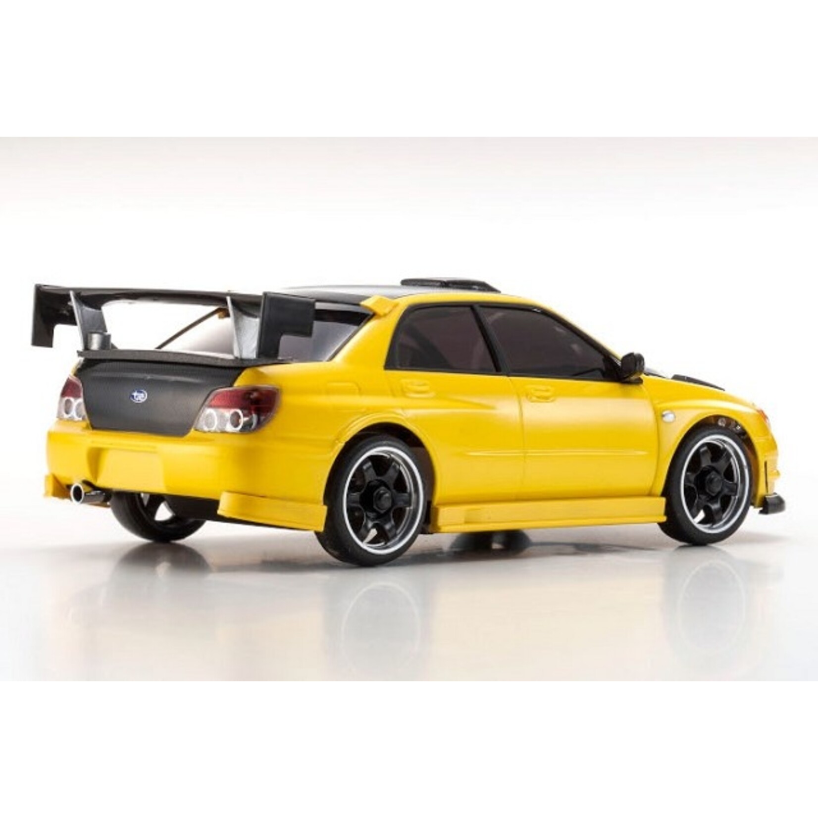 Kyosho 32620MY - MINI-Z AWD MA-020 Subaru Impreza with Aero Kit and CFRP Hood Metallic Yellow - Readyset