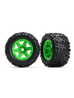 Traxxas 8672G - Green Wheels / Talon EXT Tires