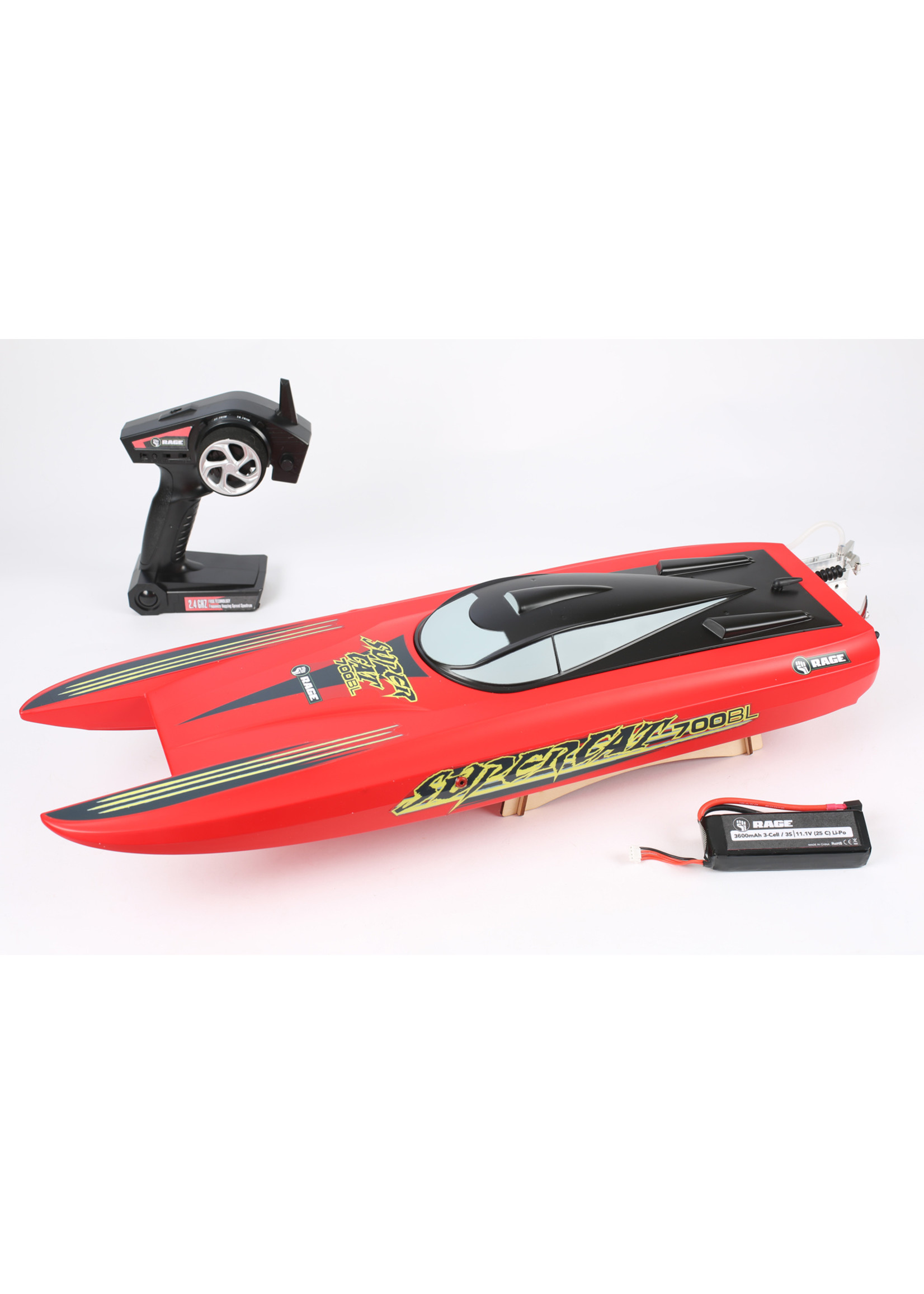 Rage RC RGRB1207 - SuperCat 700BL Brushless RTR Catamaran Boat