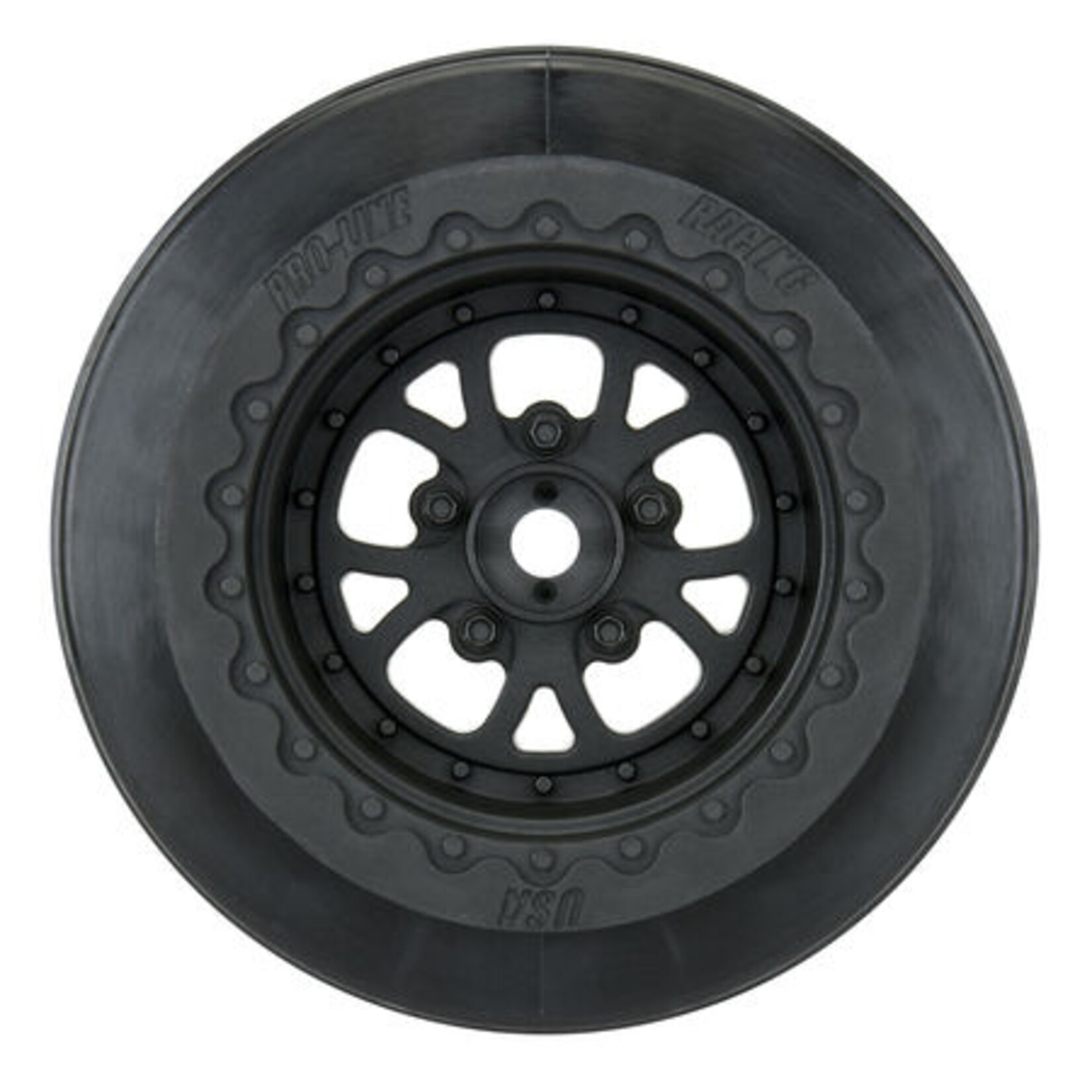 Pro-Line PRO277603 - 1/10 Pomona Drag Spec Rear 2.2"/3.0" 12mm Drag Wheels (2) Black