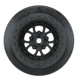 Pro-Line PRO277603 - 1/10 Pomona Drag Spec Rear 2.2"/3.0" 12mm Drag Wheels (2) Black