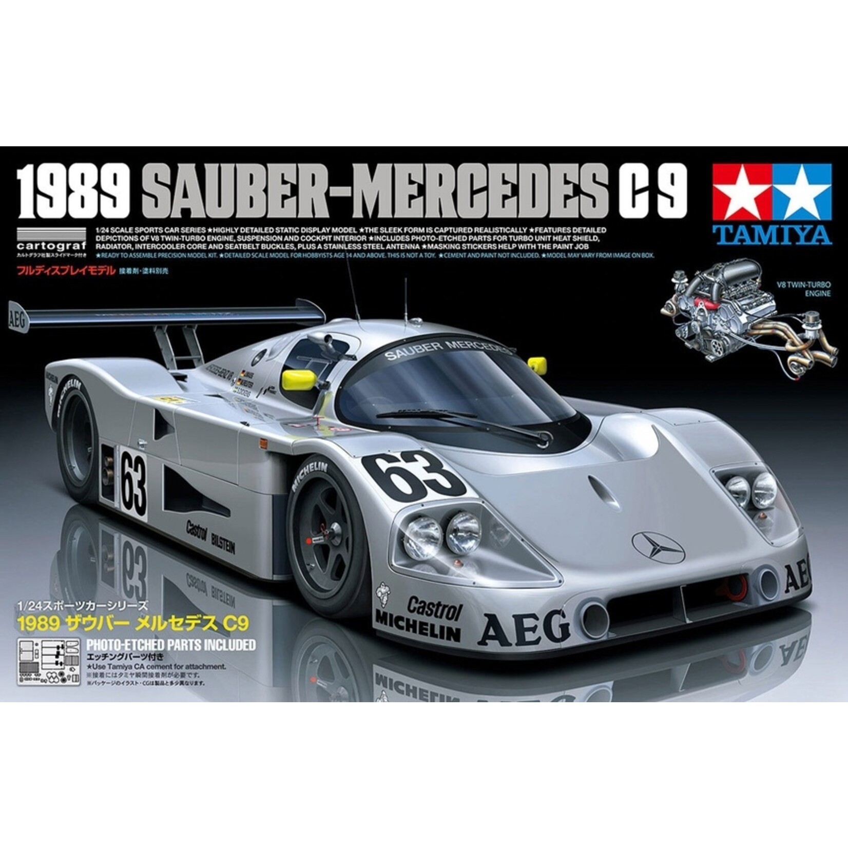 Tamiya 24359 - 1/24 1989 Sauber Mercedes C9