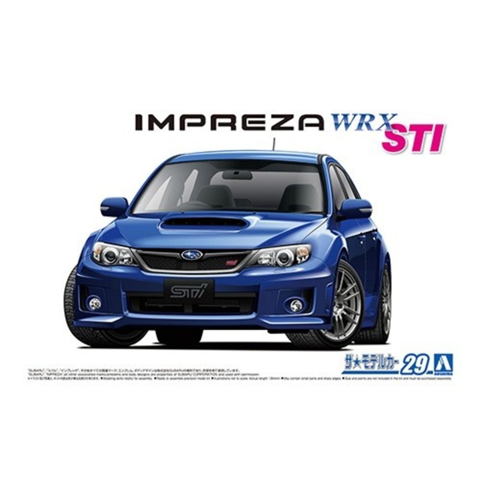 Aoshima 05834 - 1/24 Subaru GRB Impreza WRX STI '10