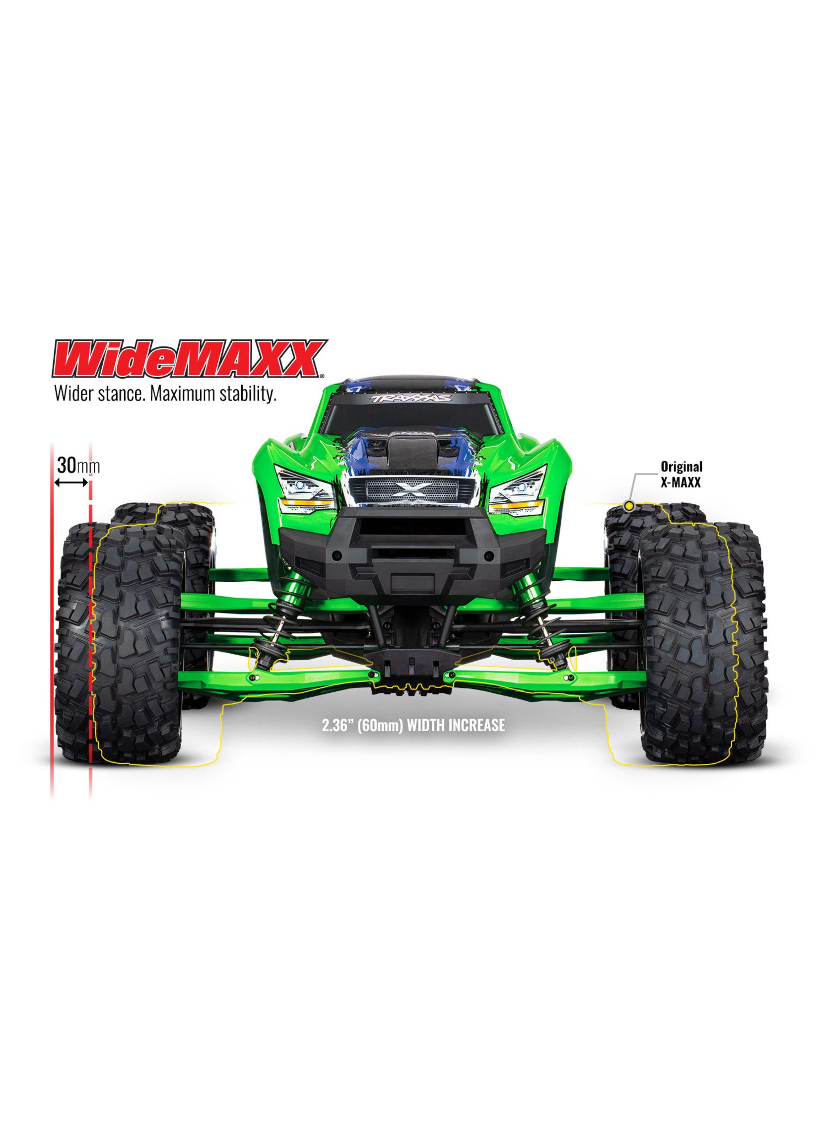 Traxxas 7895G - Suspension Kit WideMaxx - Green