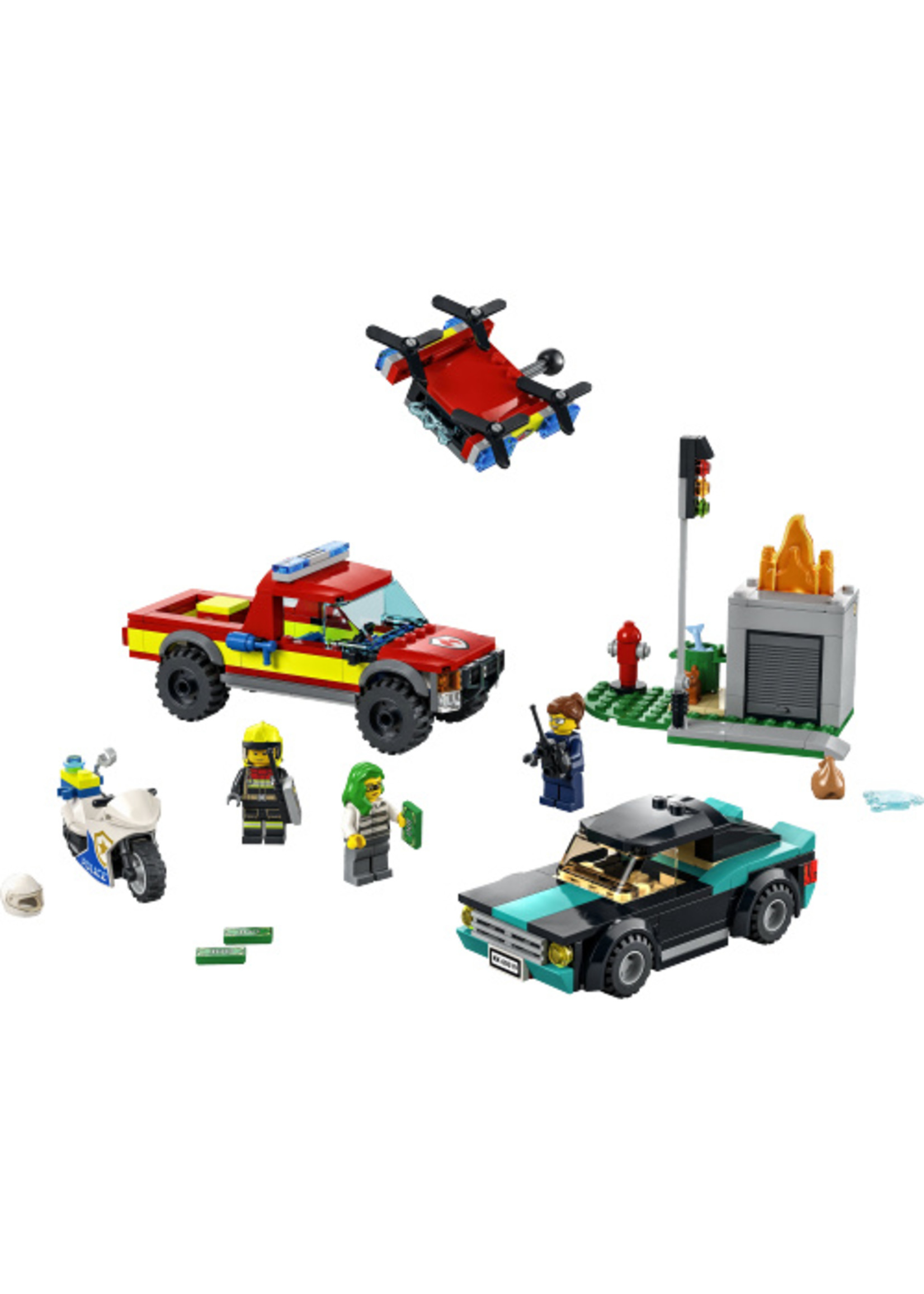 LEGO 60319 - Fire Rescue and Police Chase