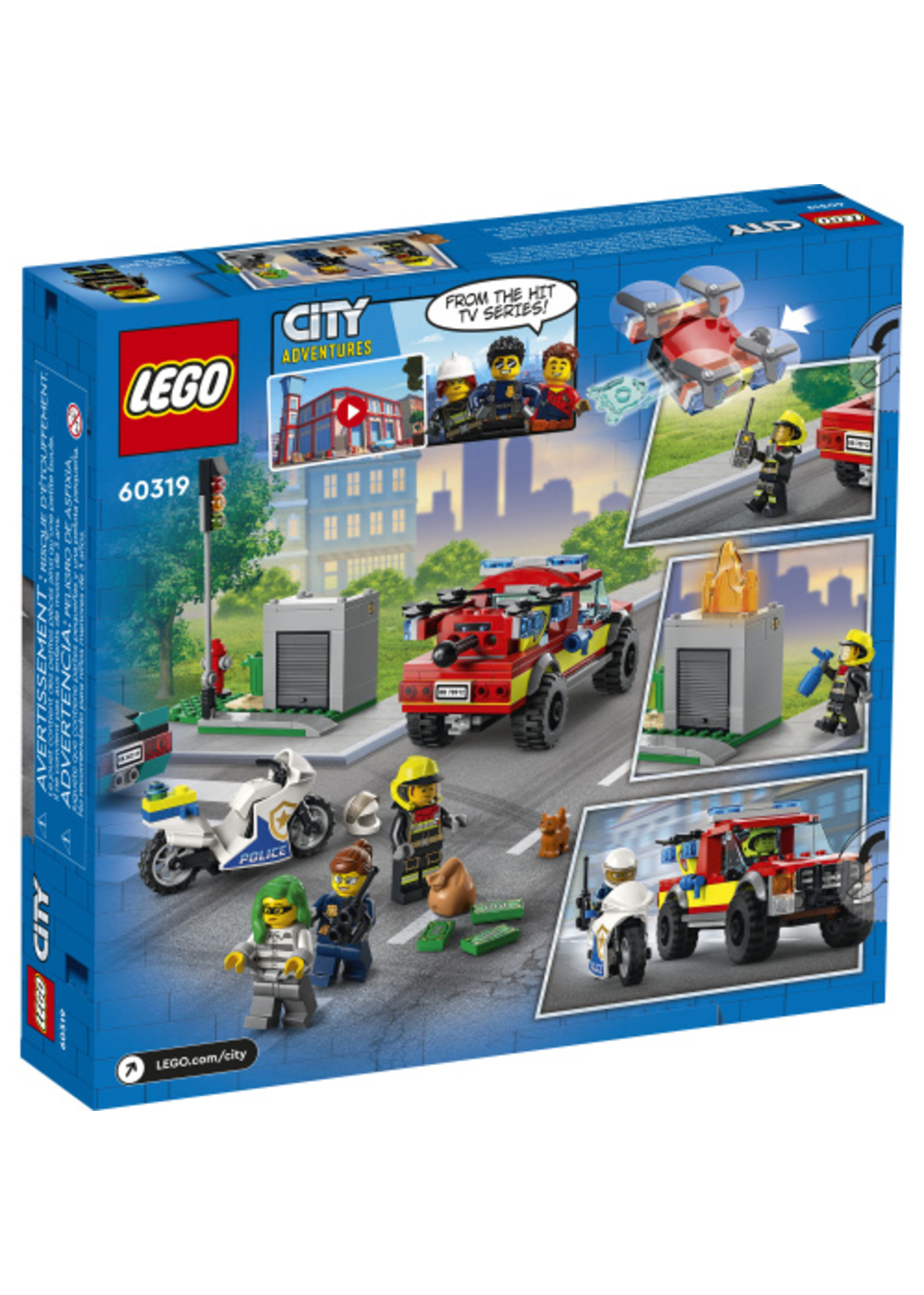 LEGO 60319 - Fire Rescue and Police Chase