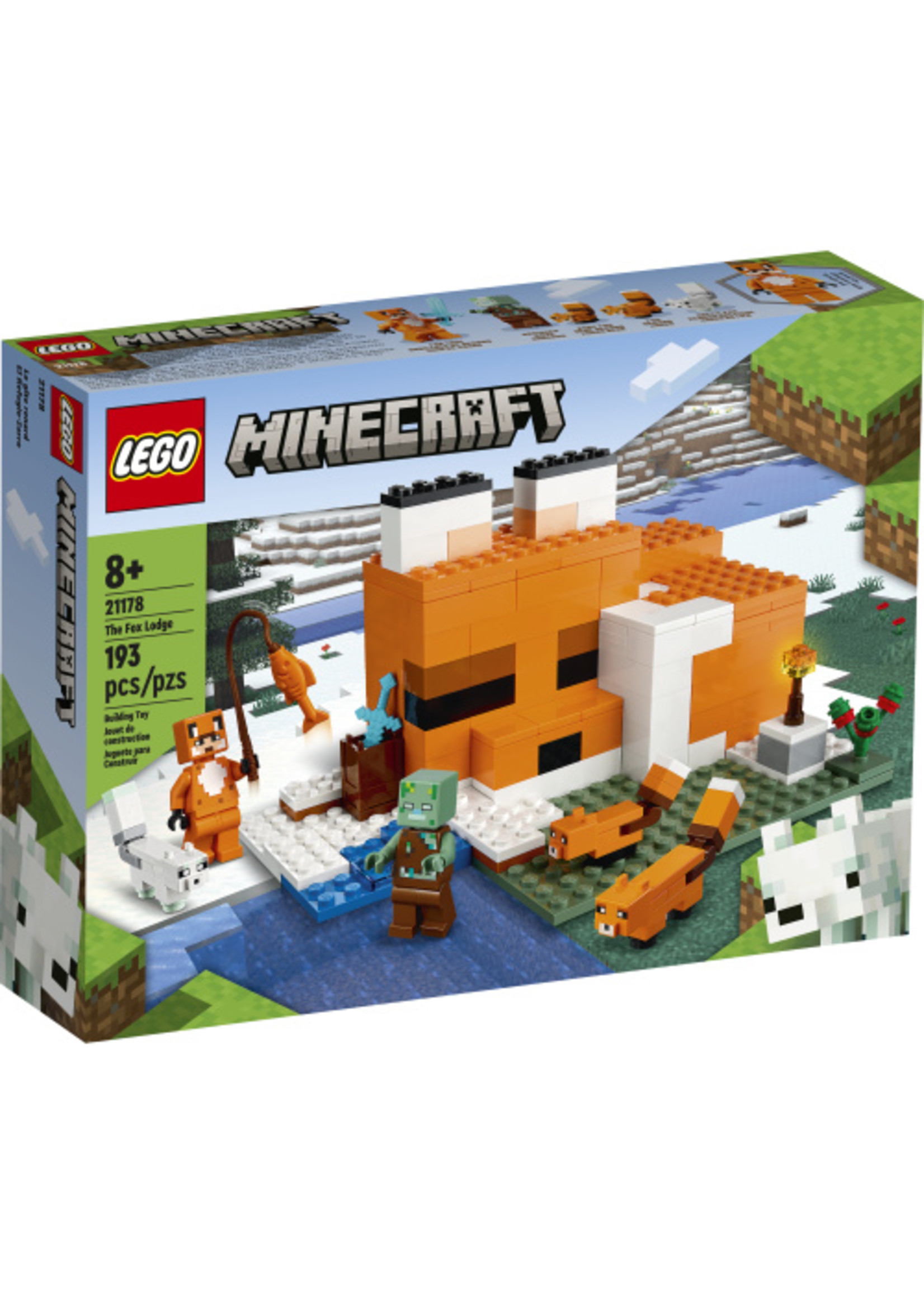 LEGO Minecraft 21178 The Fox Lodge – Turner Toys