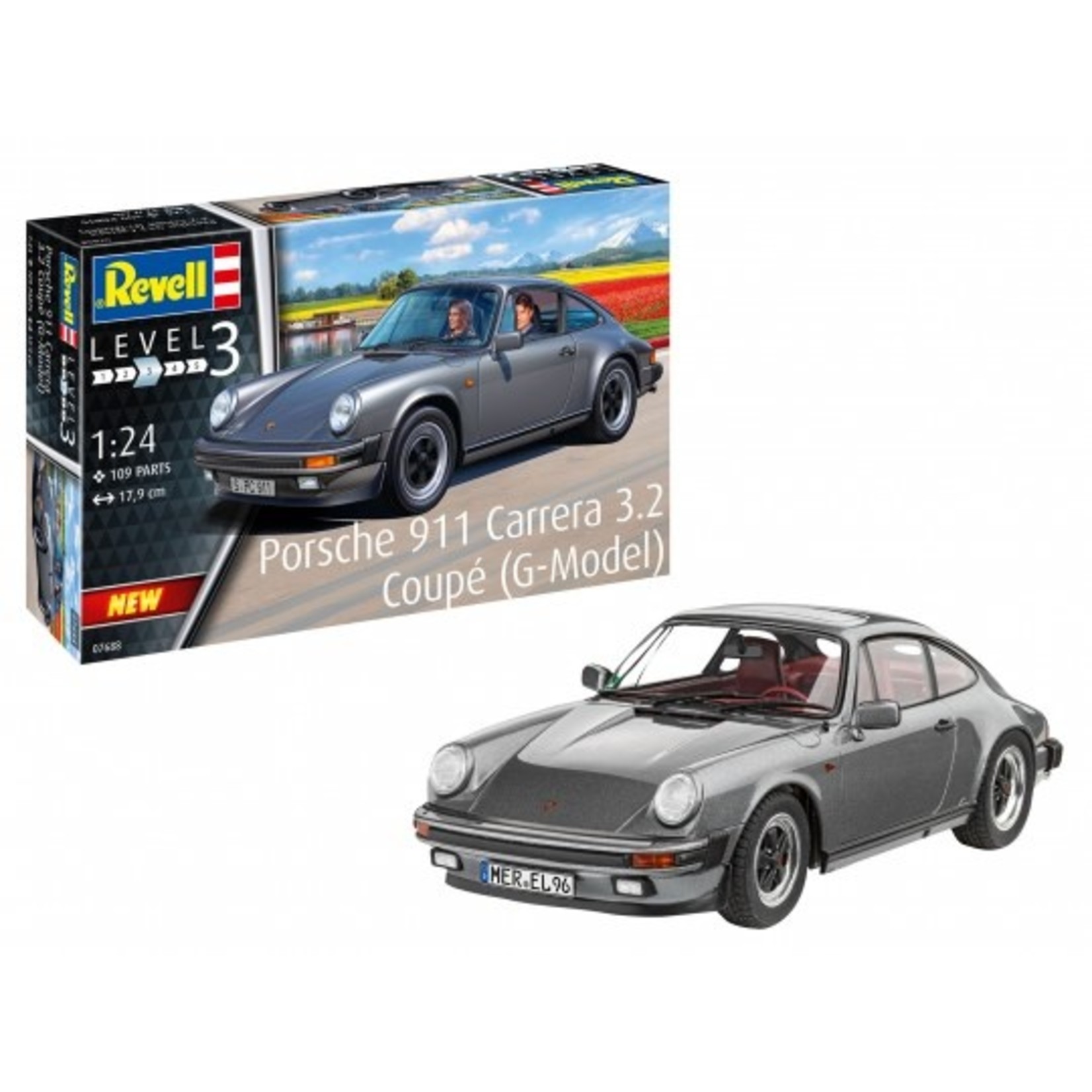 Revell of Germany 07688 - 1/24 Porsche 911 Carrera 3.2 Coupe