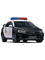 Aoshima 06282 - 1/24 Mitsubishi CZ4A Lancer Evolution X Patrol Car '07 Taipei City Police Department