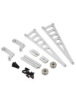 ST Racing Concepts SPTSTC71071S - CNC Machined Aluminum Wheelie Bar Kit for DR10 - Silver