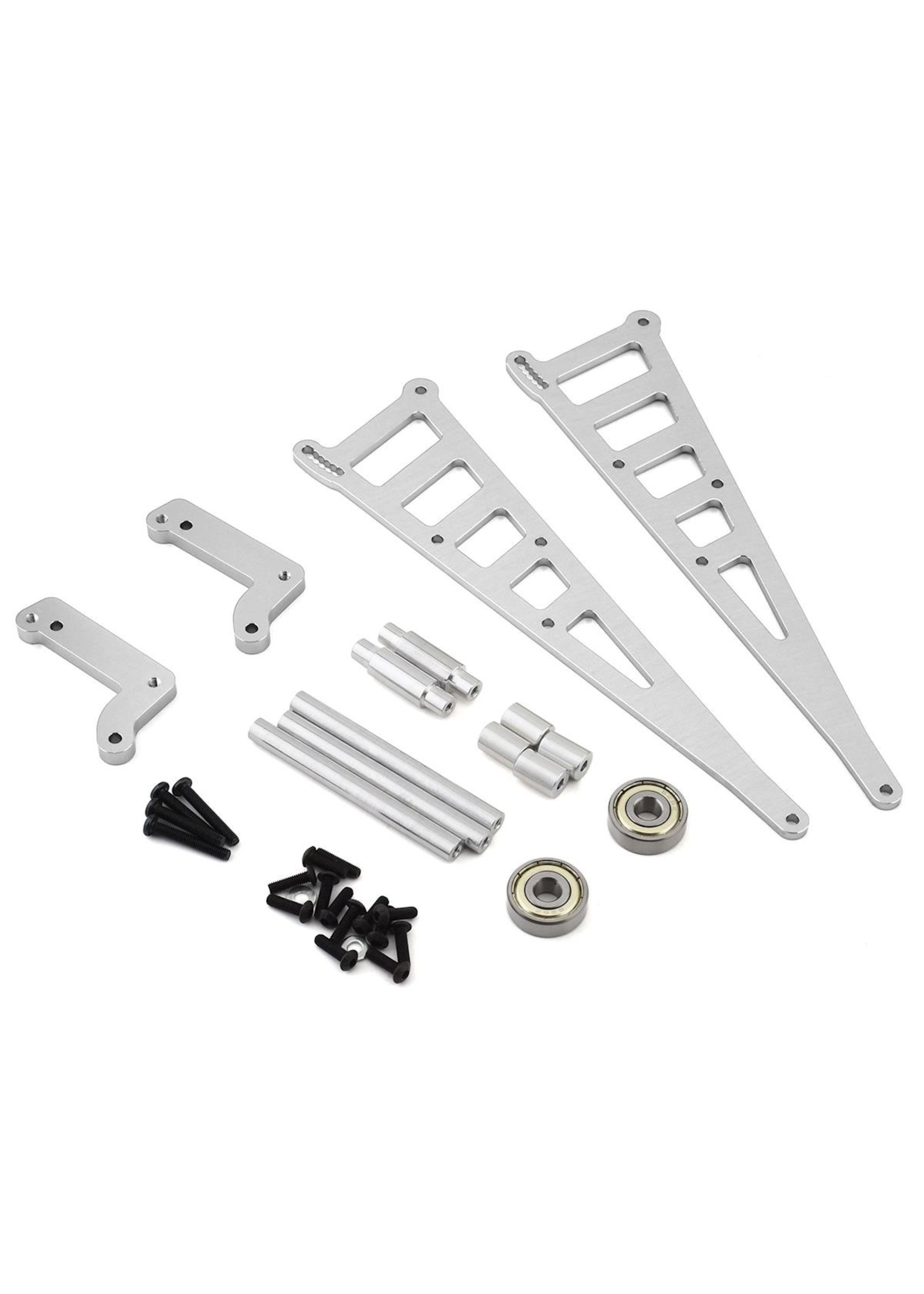 ST Racing Concepts SPTSTC71071S - CNC Machined Aluminum Wheelie Bar Kit for DR10 - Silver