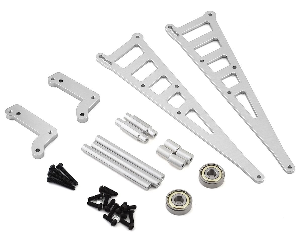 SPTSTC71071S - CNC Machined Aluminum Wheelie Bar Kit for DR10 - Silver