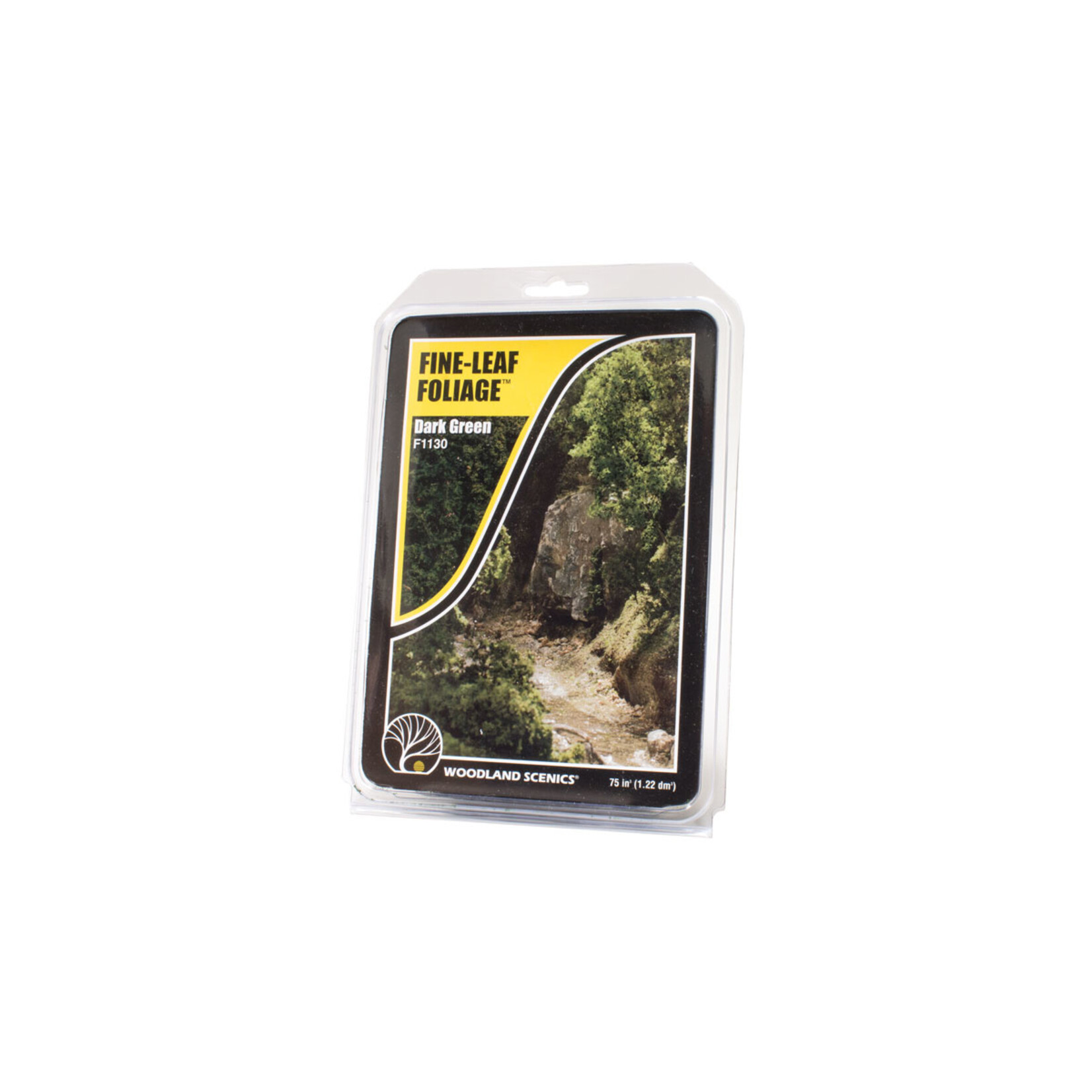 Woodland Scenics WOO F1130 - Fine-Leaf Foliage, 75 cu. in. - Dark Green