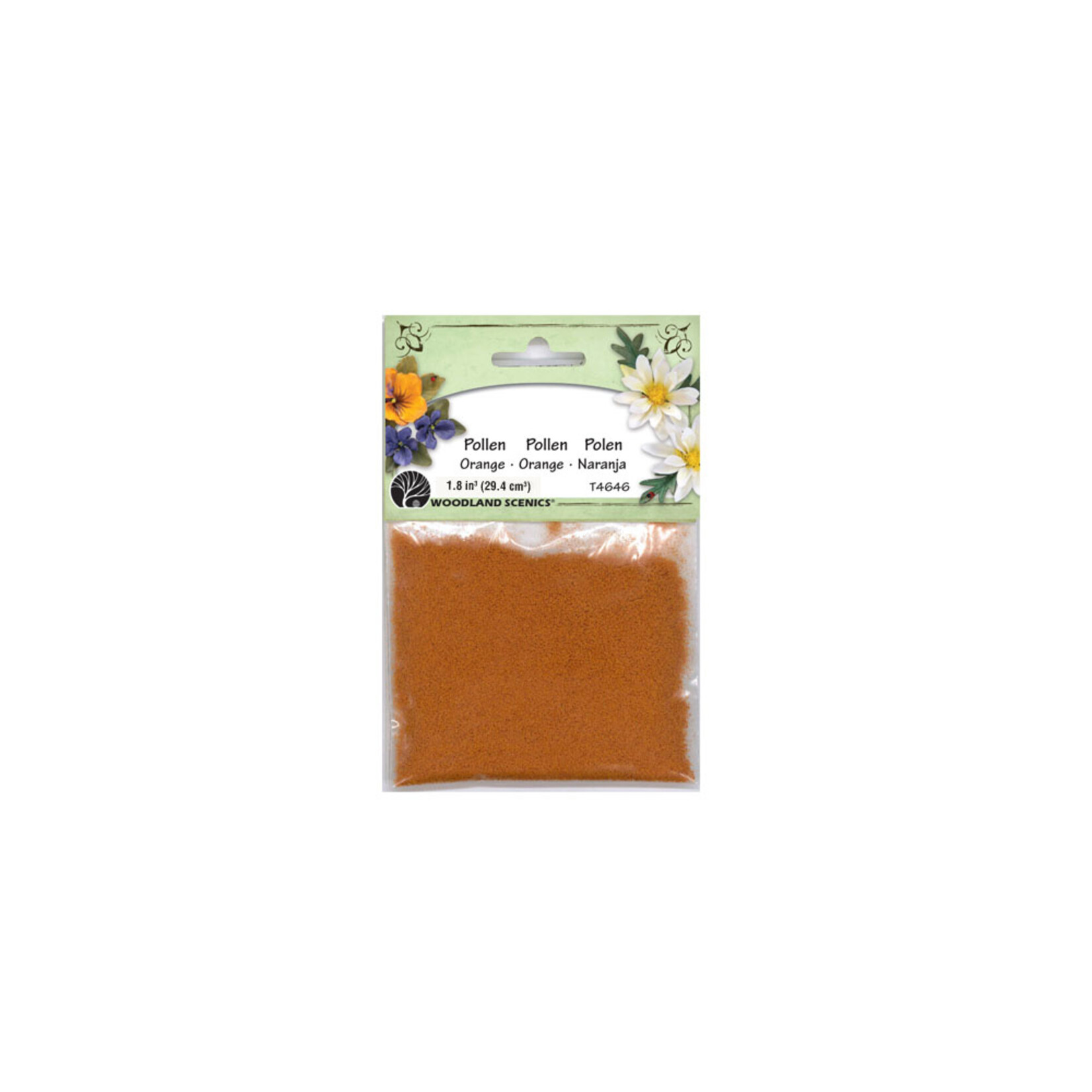 Woodland Scenics T4646 - Pollen, 1.8 cu. in. - Orange