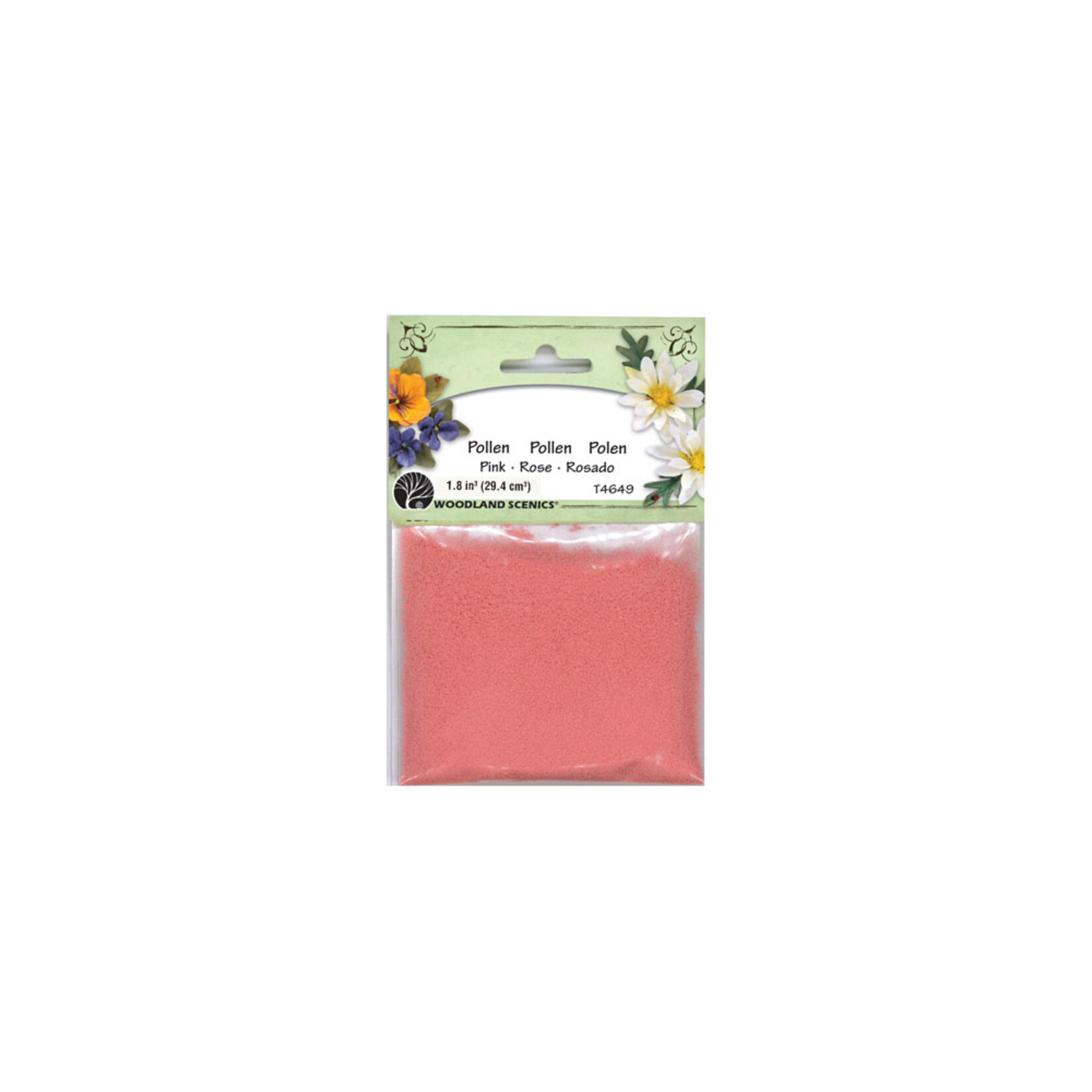 Woodland Scenics T4649 - Pollen, 1.8 cu. in. - Pink