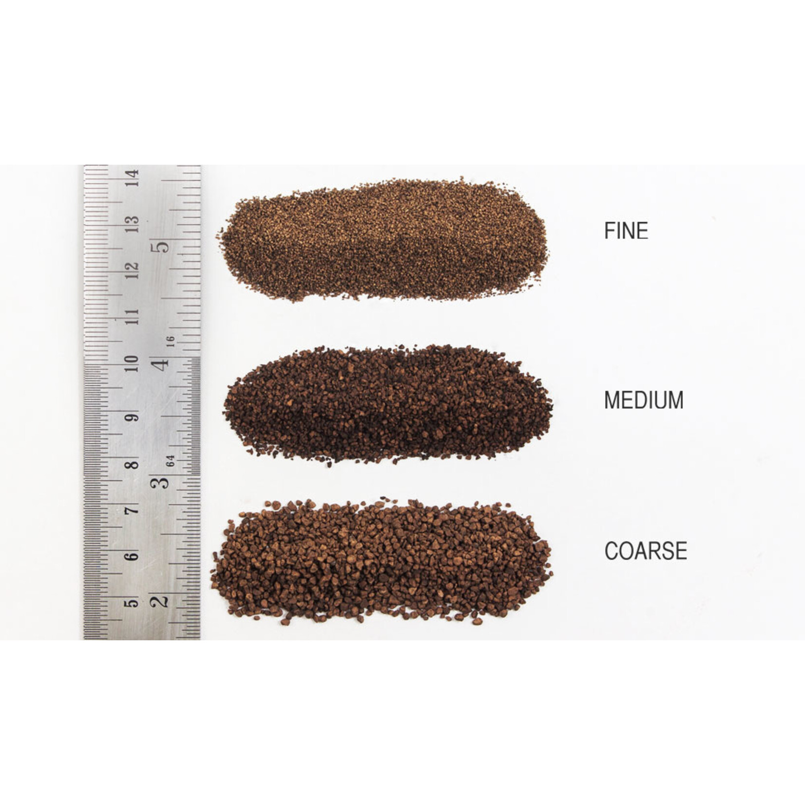 Woodland Scenics B85 - Coarse Ballast, 21.6 cu. in. - Dark Brown