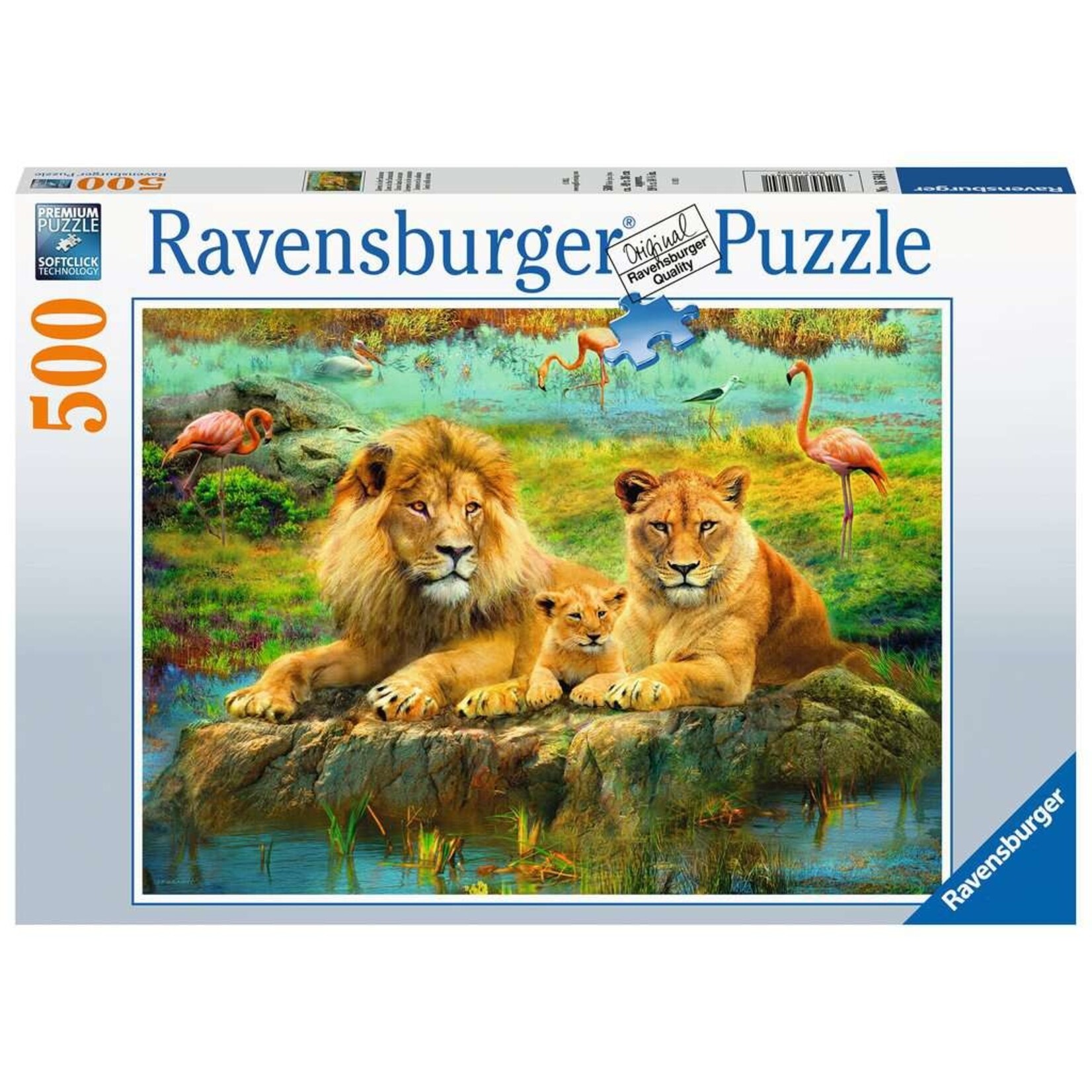 Ravensburger Lions in the Savannah - 500 Piece Puzzle