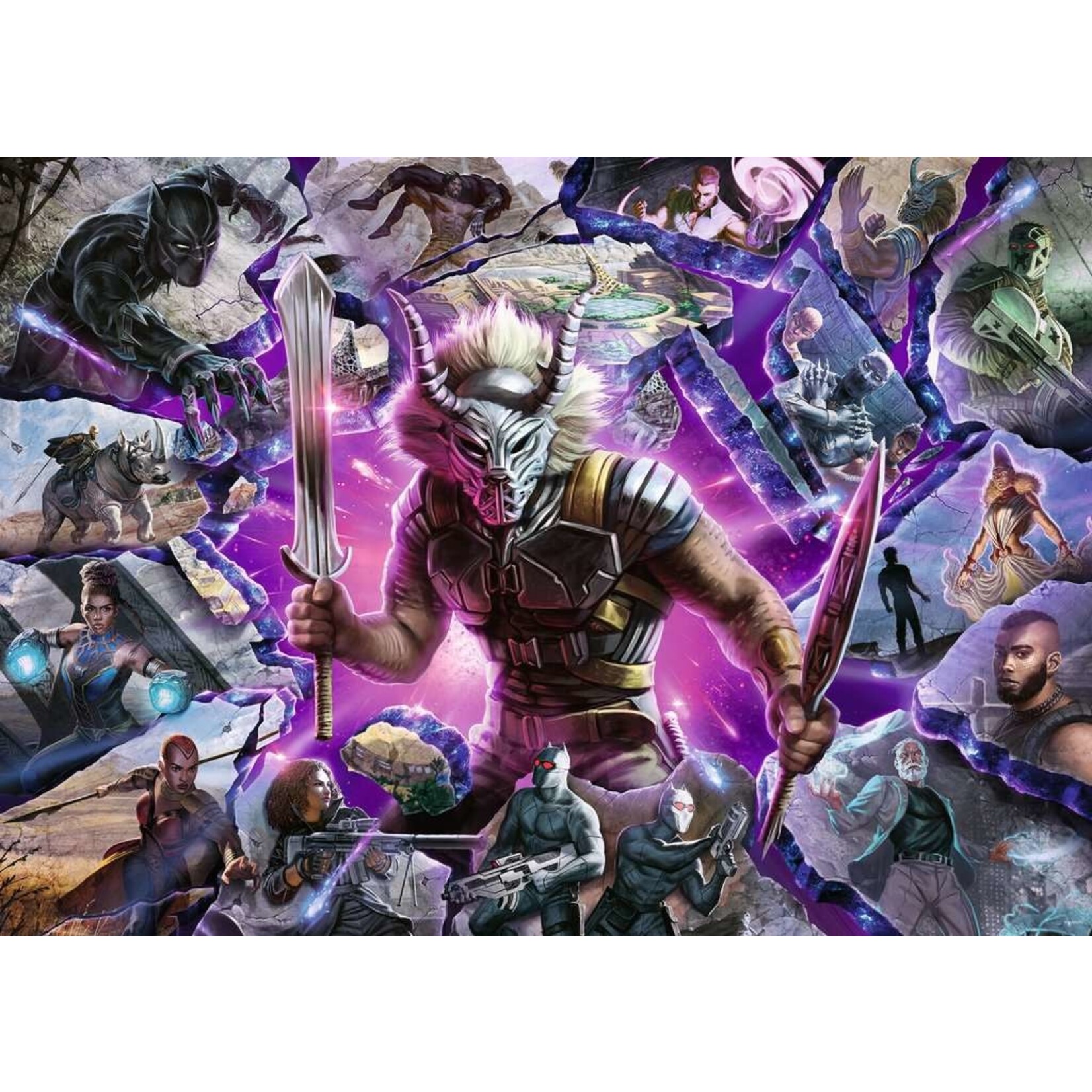 Ravensburger Marvel Villainous: Killmonger - 1000 Piece Puzzle