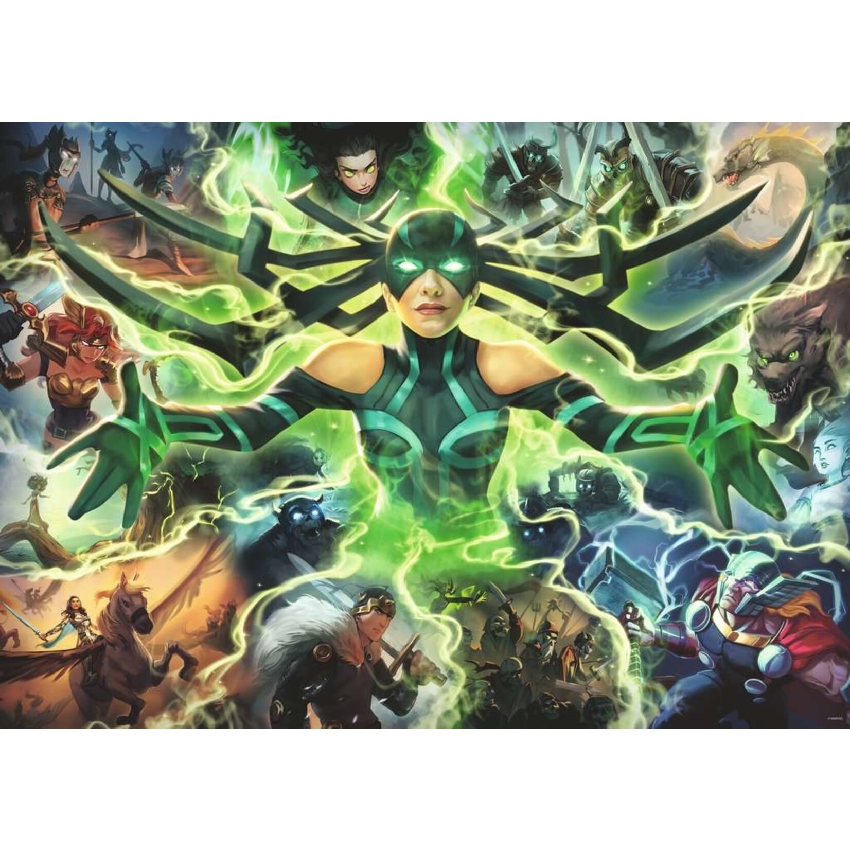 Ravensburger Marvel Villainous: Hela - 1000 Piece Puzzle