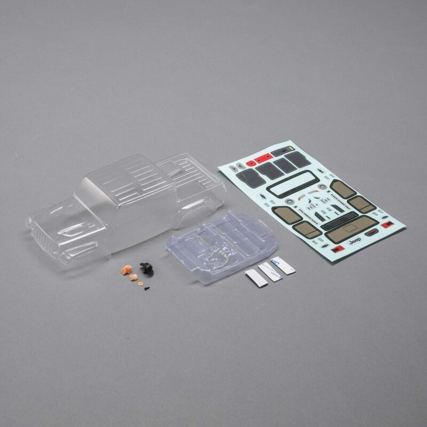 Axial AXI200005 - Jeep JT Gladiator Body Set, Clear: SCX24