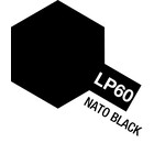 Tamiya 82160 - LP-60 NATO Black Lacquer Paint 10ml