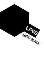 Tamiya 82160 - LP-60 NATO Black Lacquer Paint 10ml