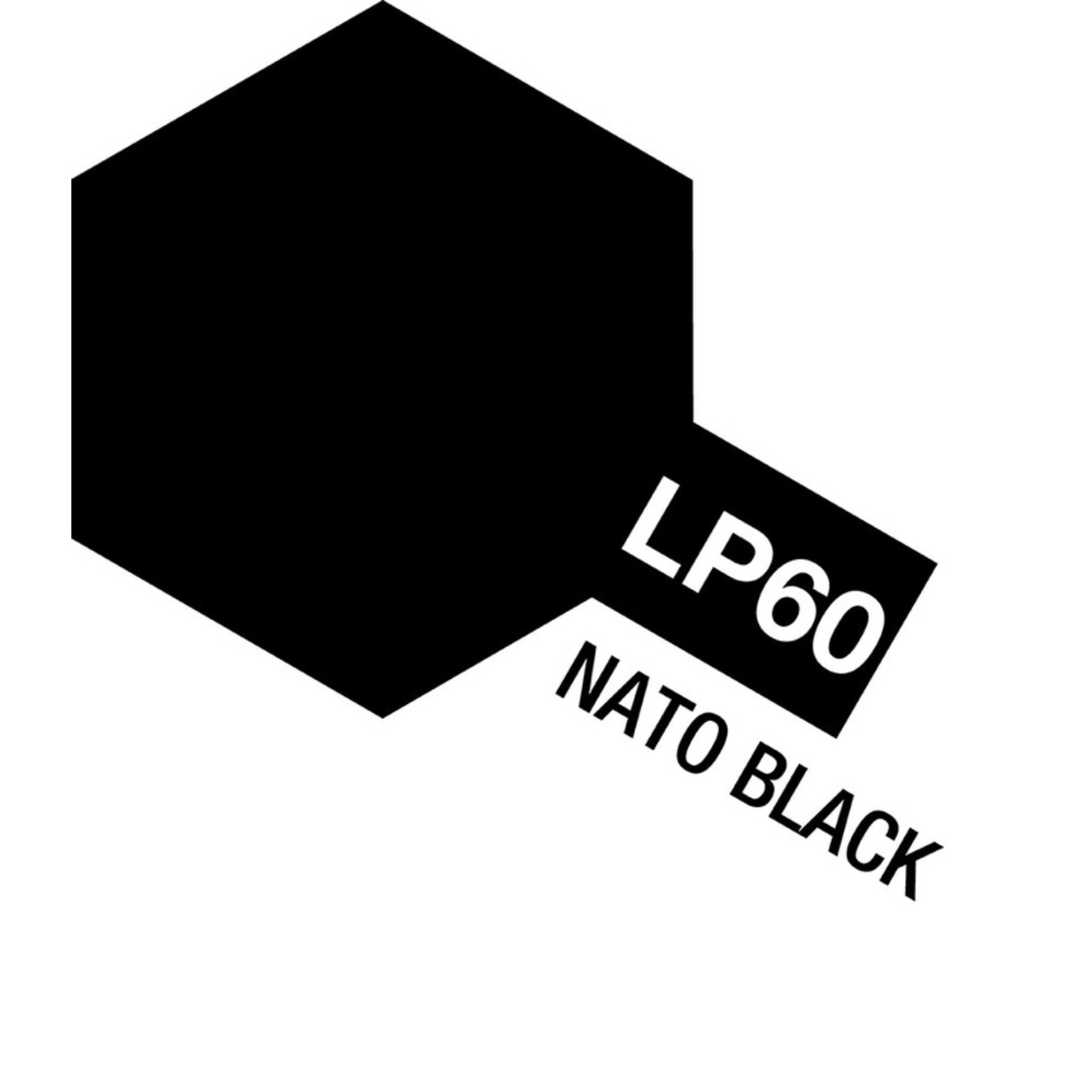 Tamiya 82160 - LP-60 NATO Black Lacquer Paint 10ml
