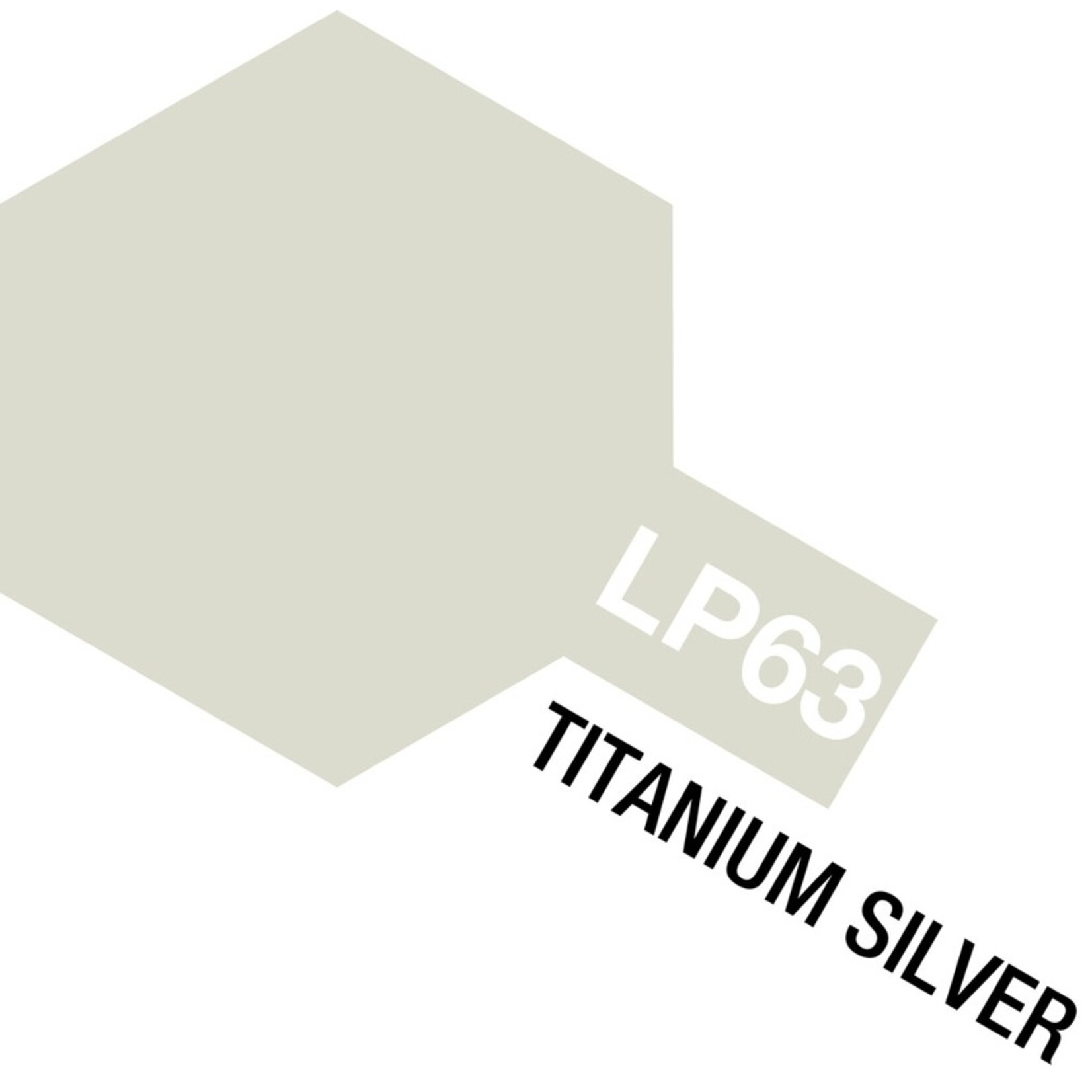 Tamiya 82163 - LP-63 Titanium Silver Lacquer Paint 10ml