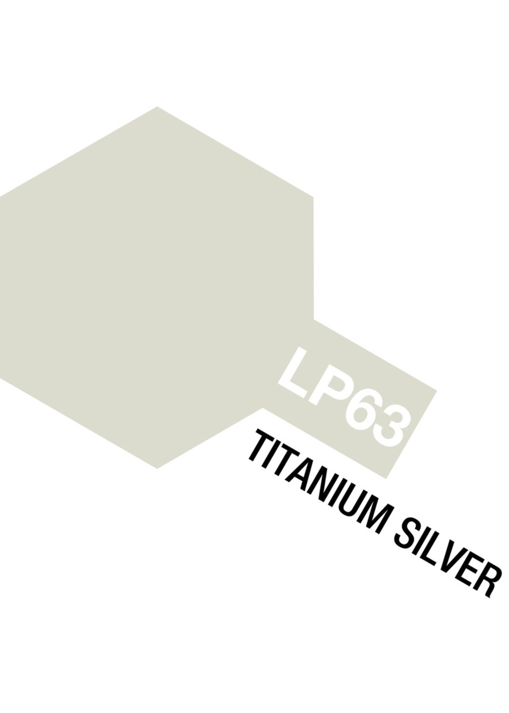 Tamiya 82163 - LP-63 Titanium Silver Lacquer Paint 10ml