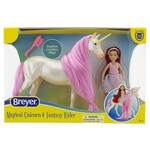 Breyer Magical Unicorn Sky and Fantasy Rider, Meadow