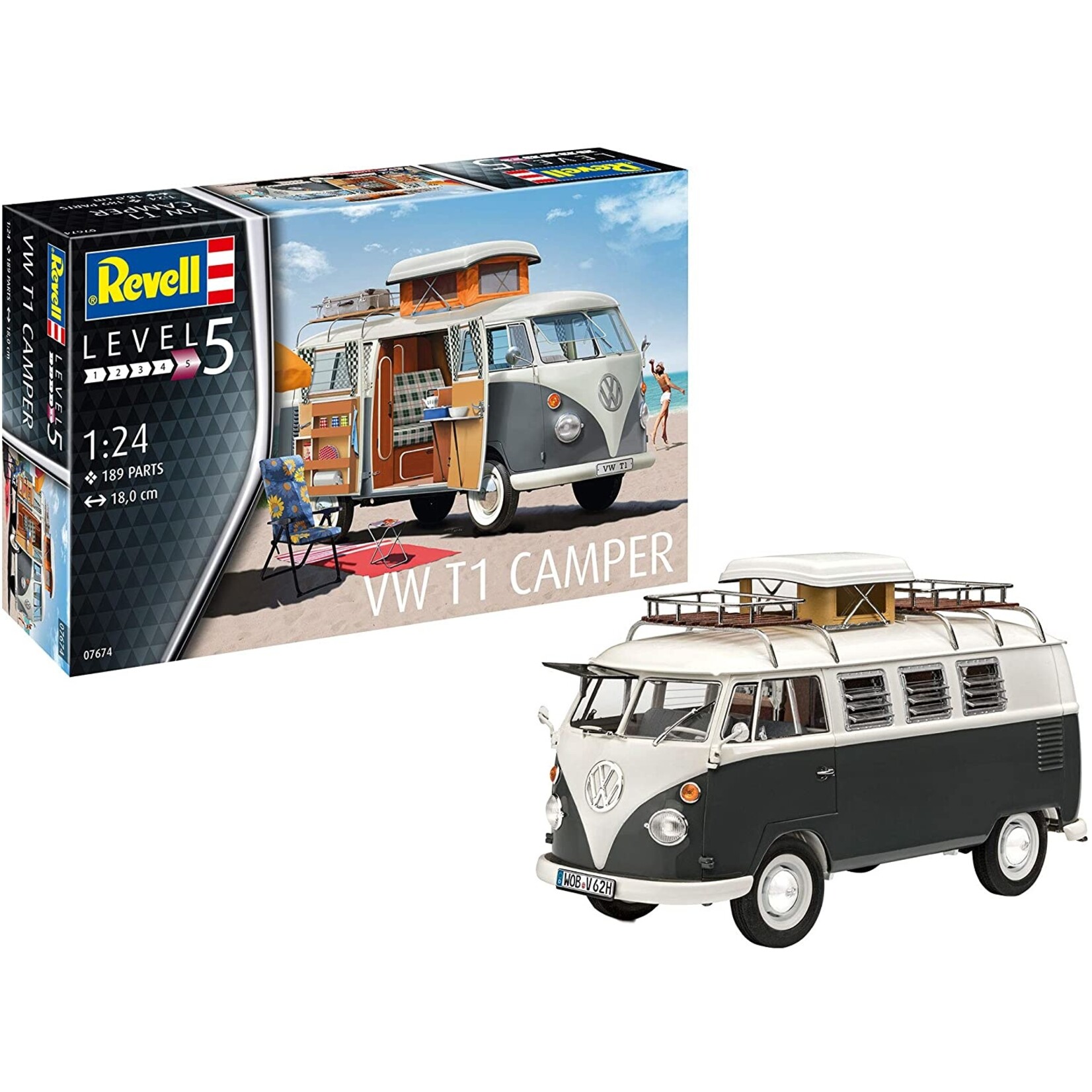 Revell of Germany 07674 - 1/24 VW T1 Camper