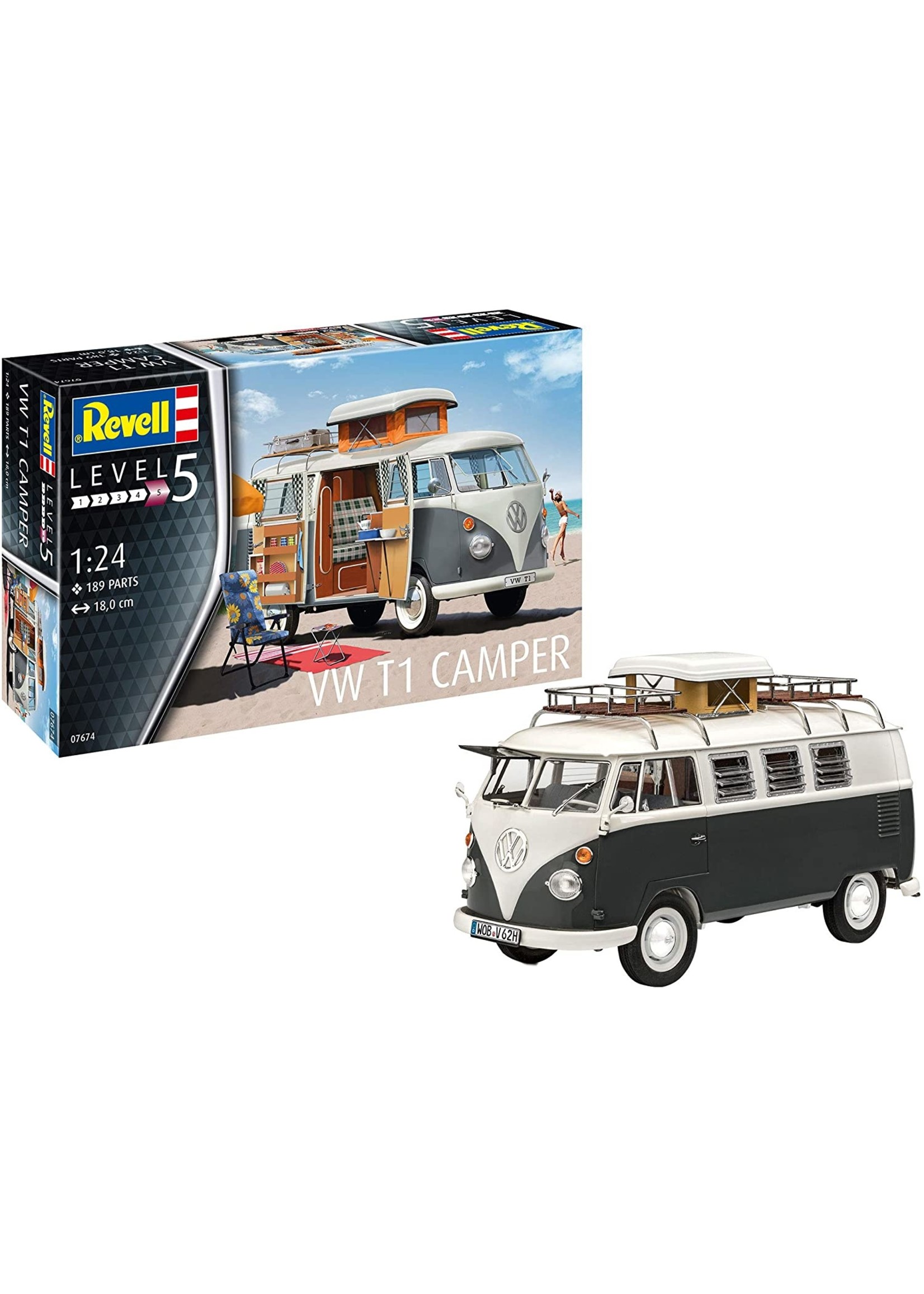 Revell of Germany 07674 - 1/24 VW T1 Camper