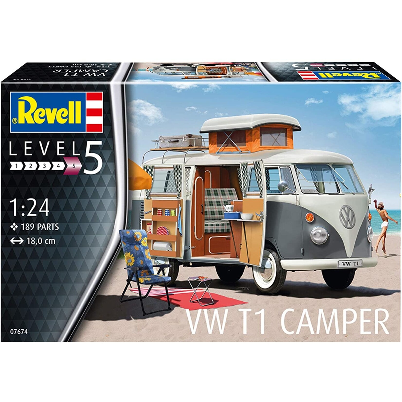 Revell of Germany 07674 - 1/24 VW T1 Camper