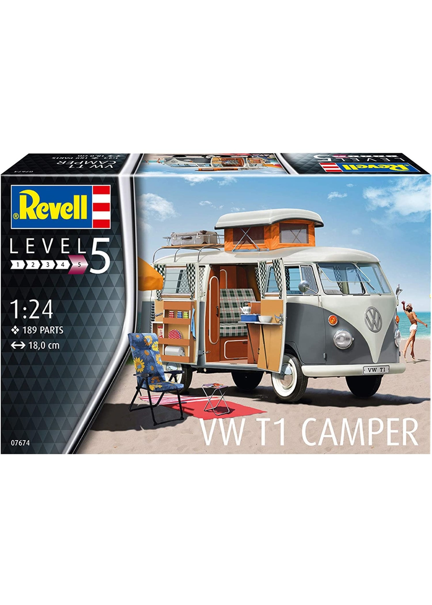 Revell 07674 - 1/24 VW T1 Camper