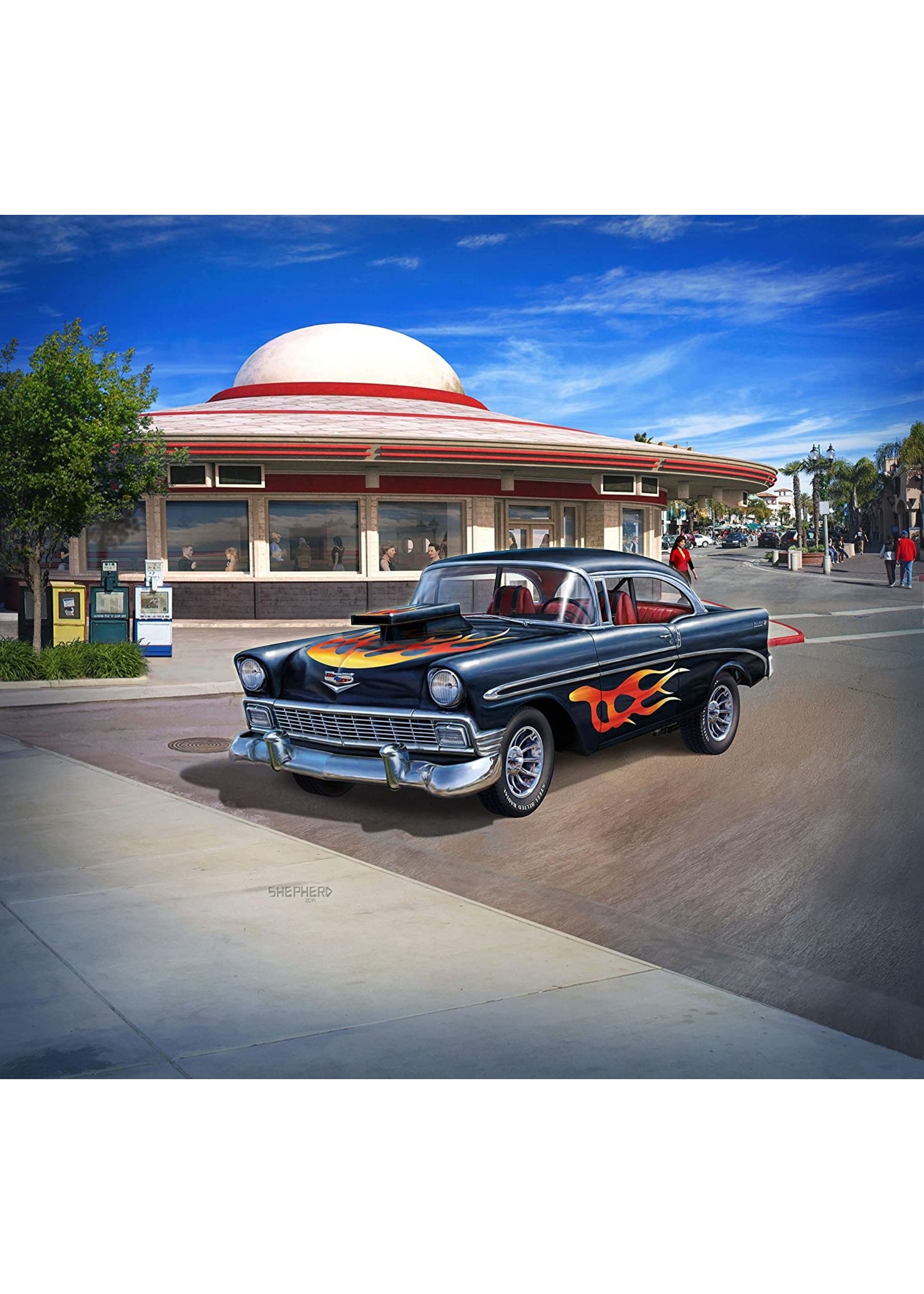 Revell of Germany 07663 - 1/24 1956 Chevy Custom