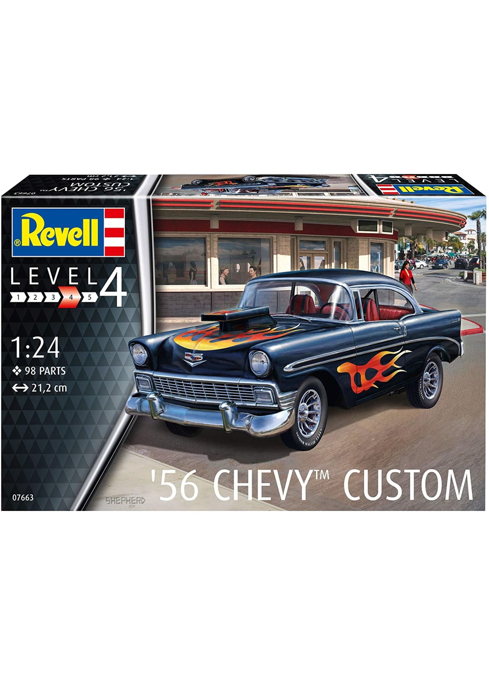 Revell of Germany 07663 - 1/24 1956 Chevy Custom