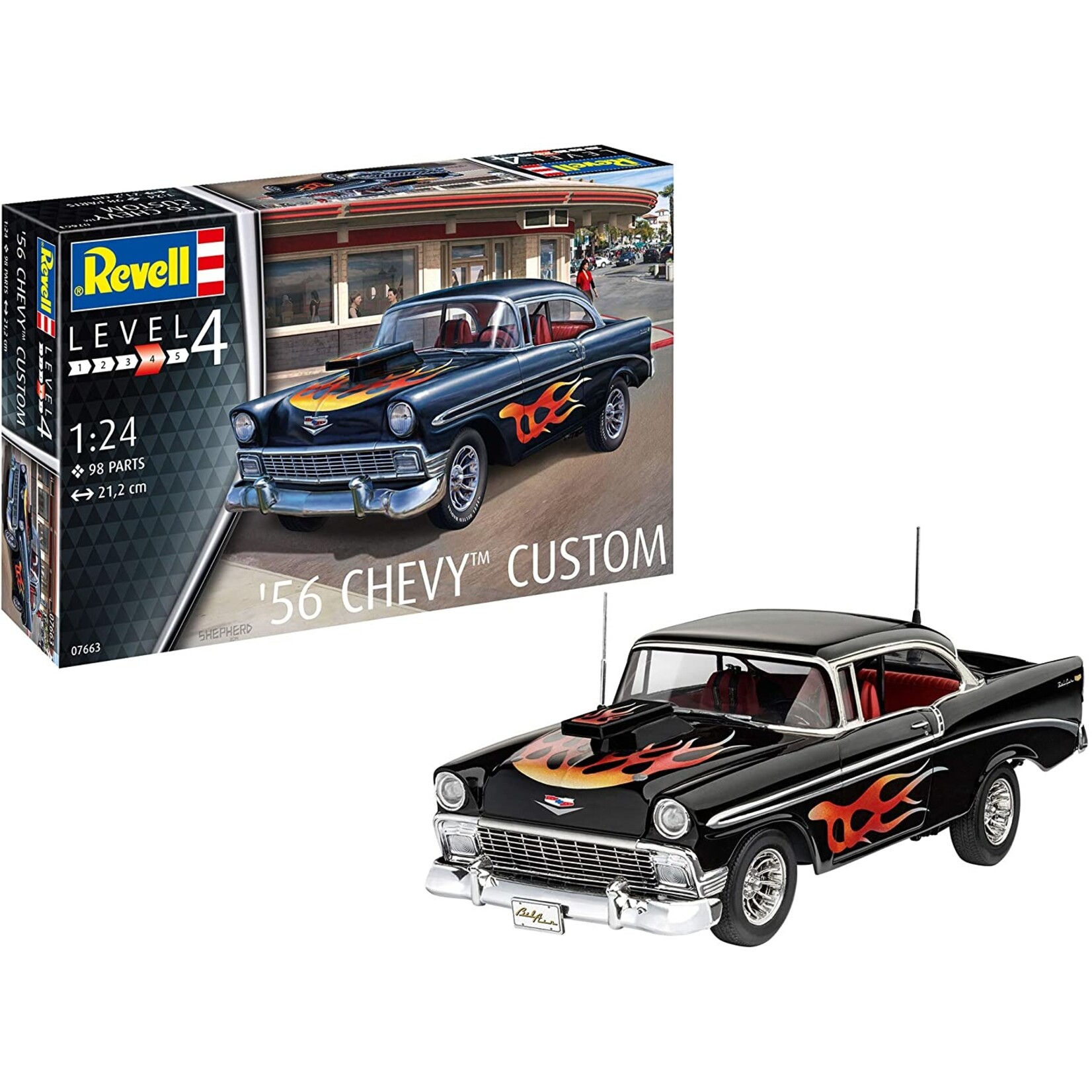 Revell of Germany 07663 - 1/24 1956 Chevy Custom