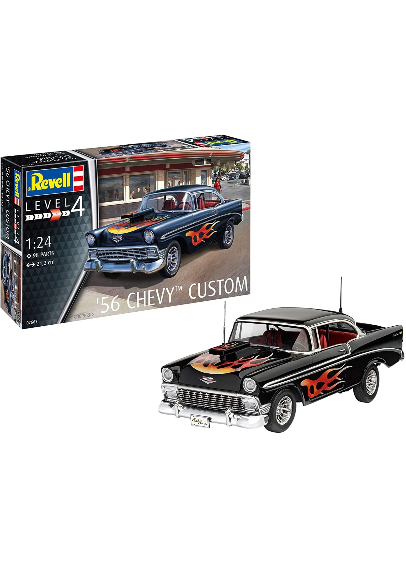 Revell of Germany 07663 - 1/24 1956 Chevy Custom