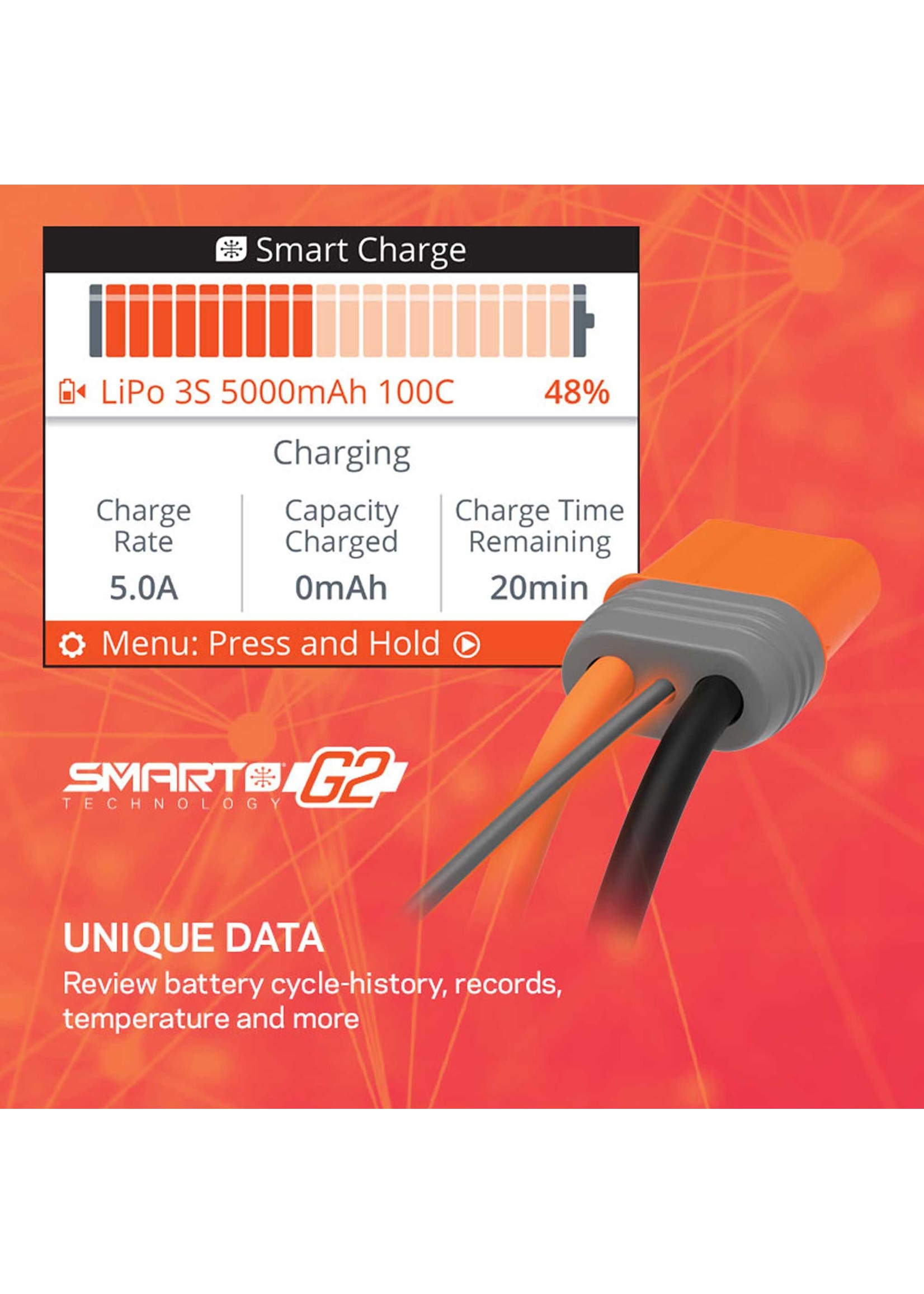 Spektrum SPMXC2050 - S155 G2 1x55W AC Smart Charger - Hub Hobby