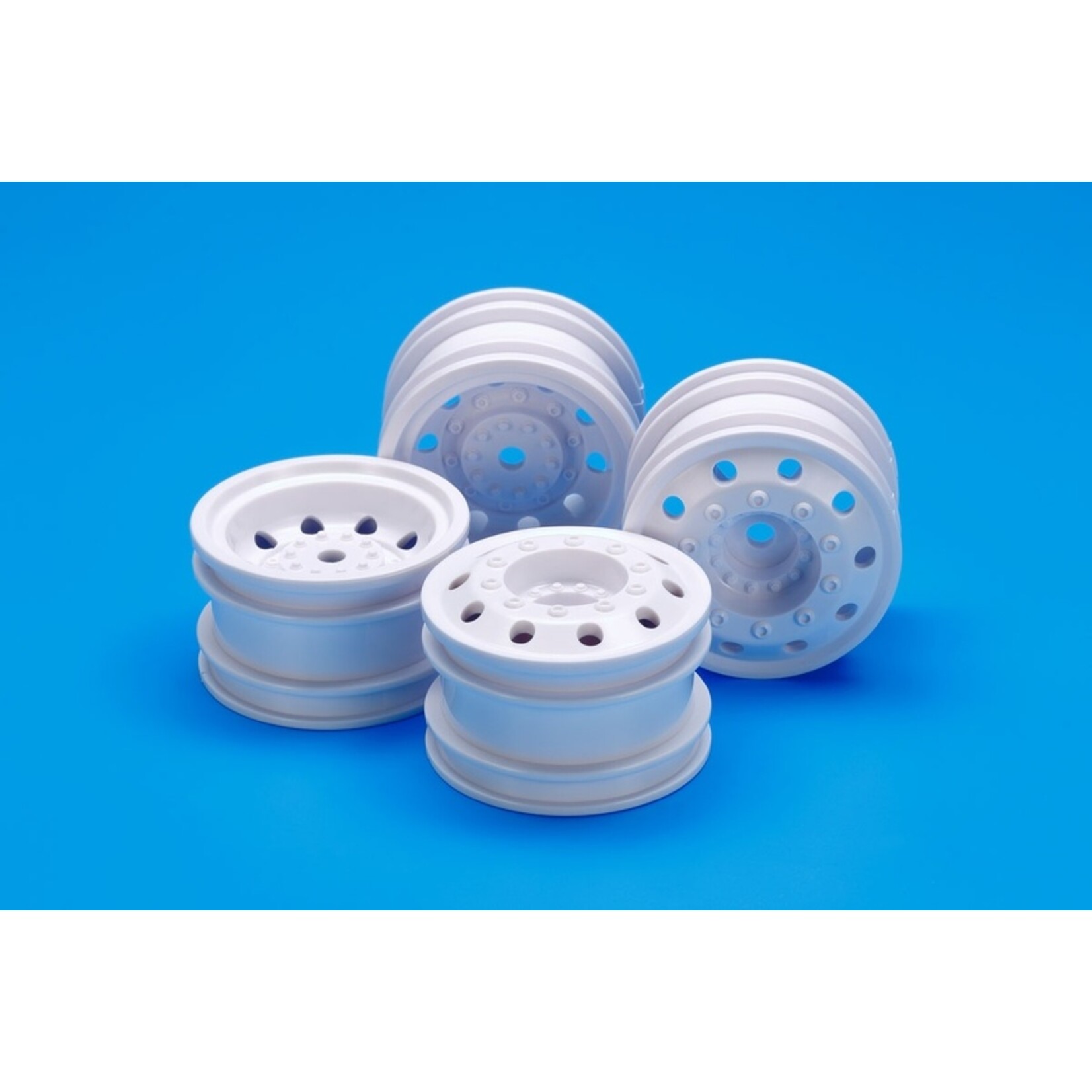 Tamiya 54964 - On Road Racing Truck Wheels - White (4)