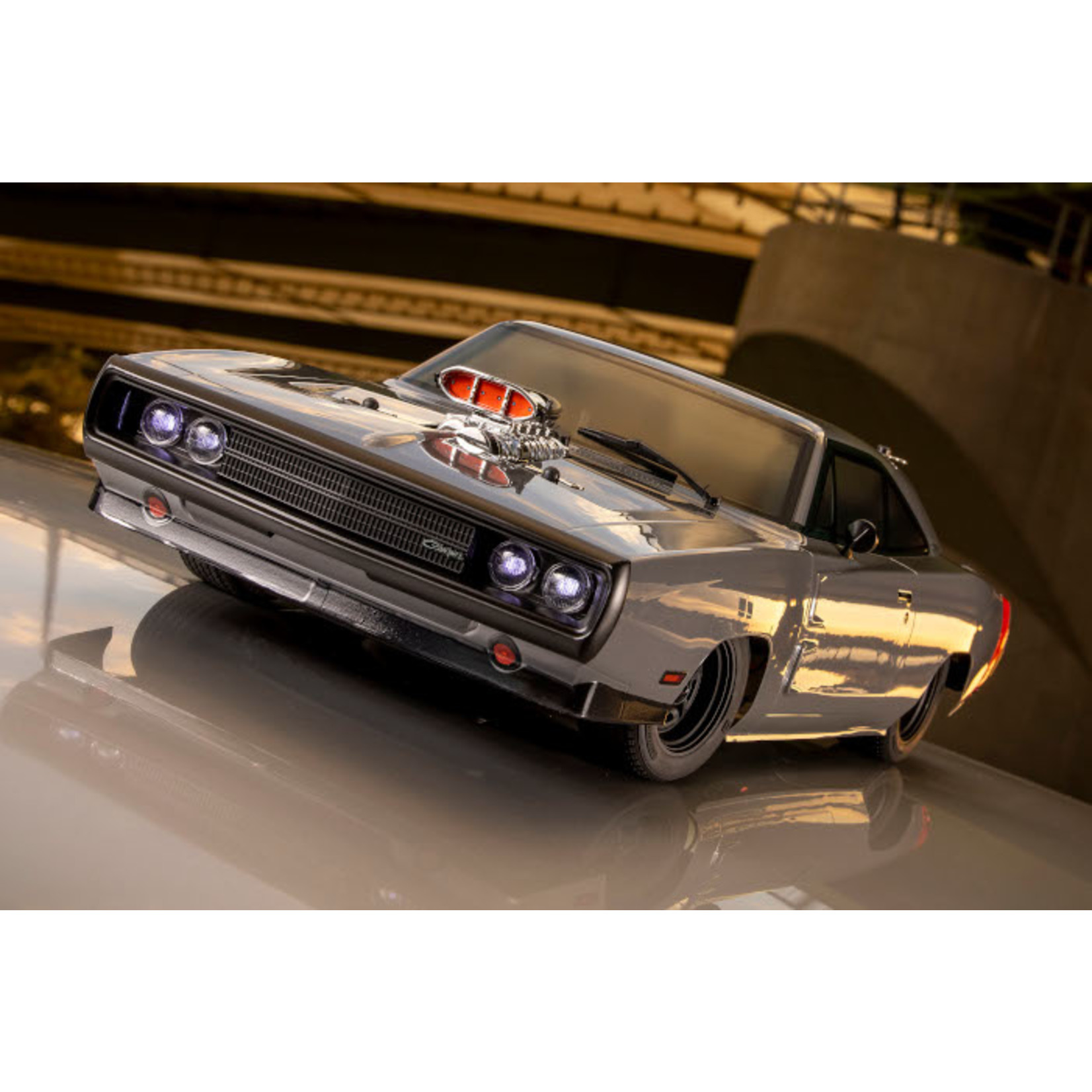 Kyosho 1/10 Fazer Mk2 1970 Dodge Charger VE Supercharged - Gray