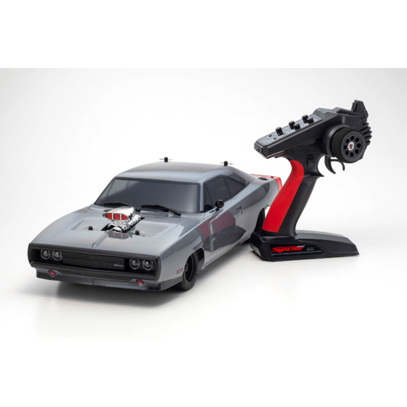 Kyosho 1/10 Fazer Mk2 1970 Dodge Charger VE Supercharged - Gray