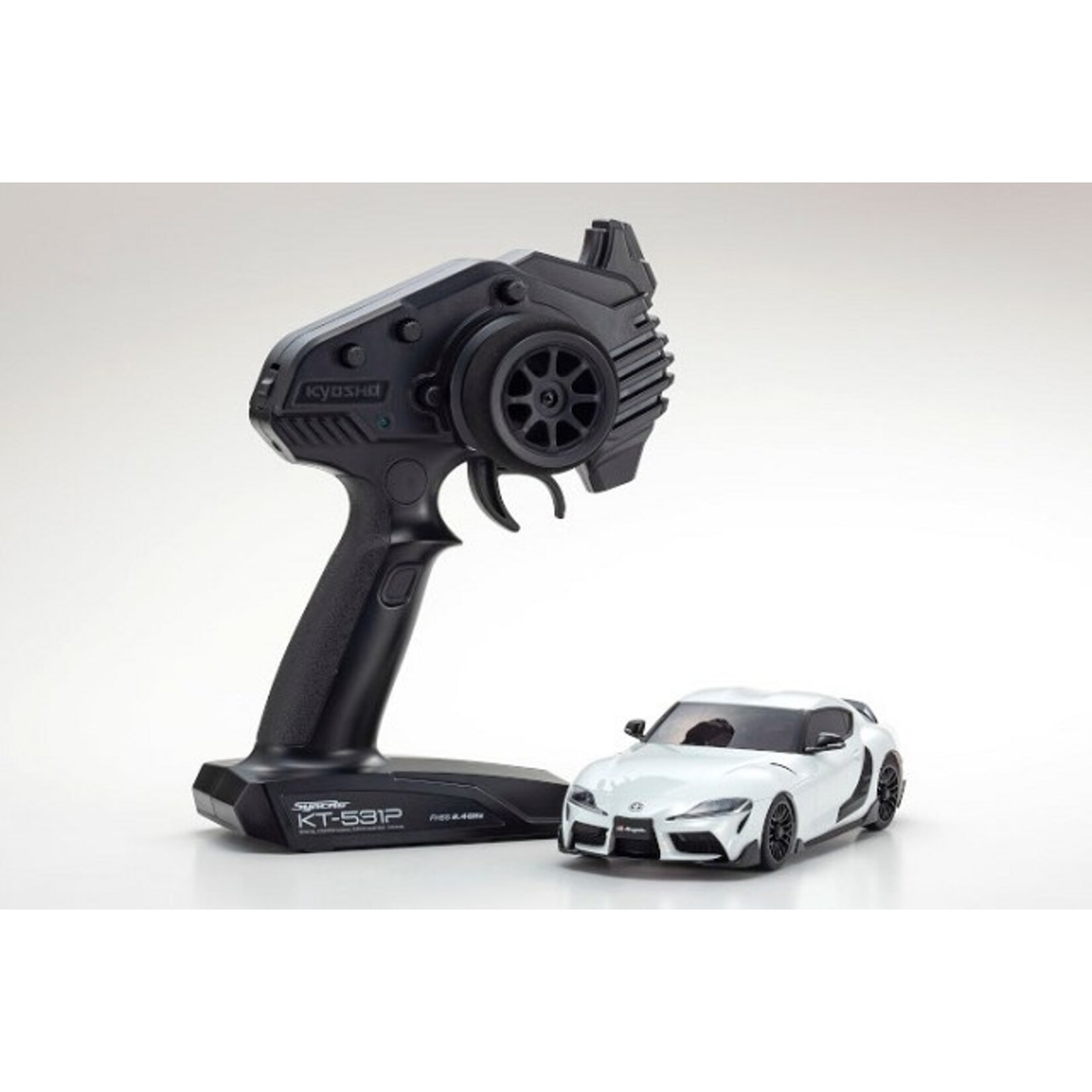 Kyosho 32626W - MINI-Z AWD Toyota GR Supra TRD Aero White Metallic - Readyset