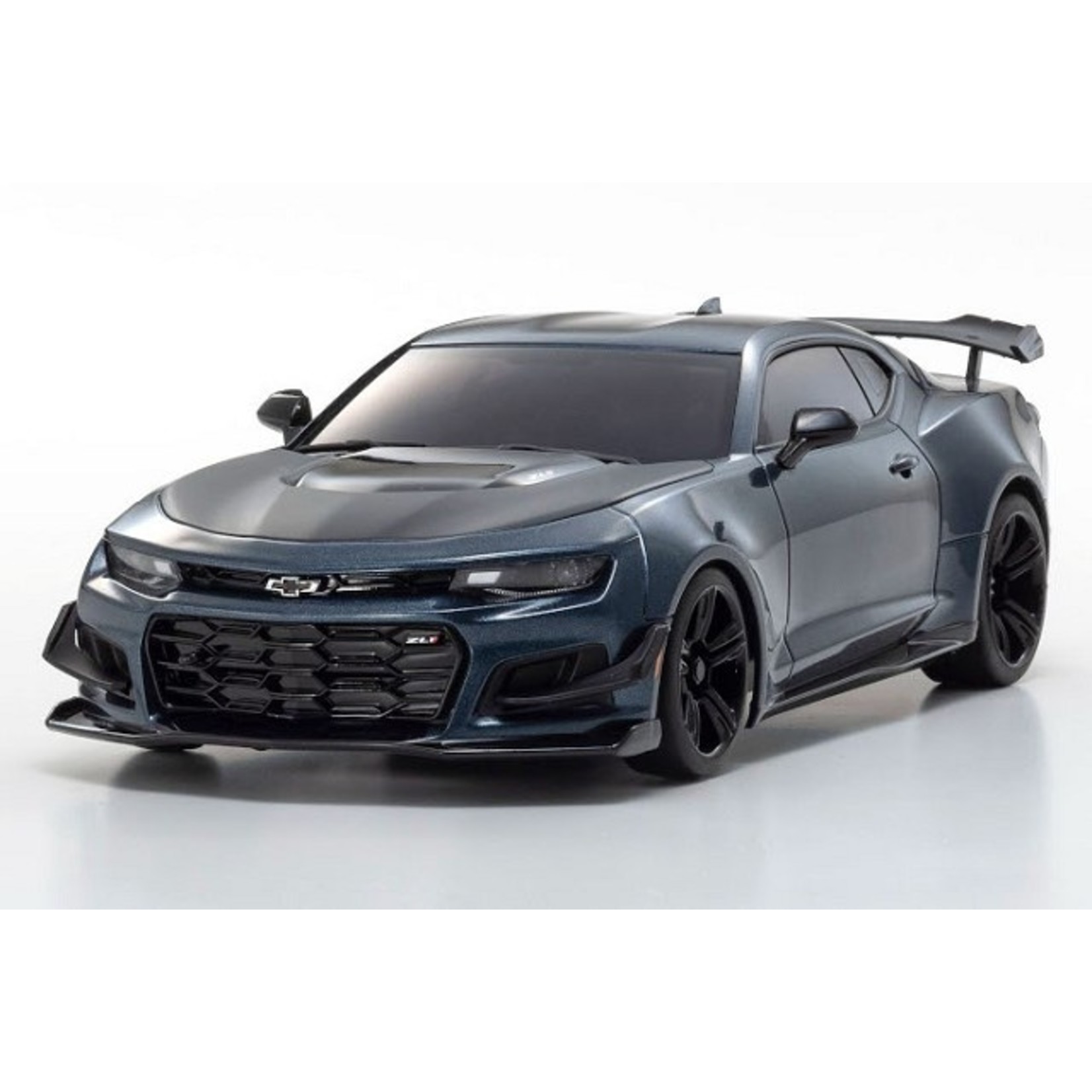 Kyosho 32339GM - MINI-Z RWD Camaro ZL1 Shadow Gray Metallic w/LED Lights - Readyset