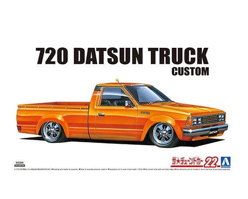 Aoshima 05840 - 1/24 Datsun Truck Custom '82 Nissan Plastic Aoshima 05840 - 1/24 Datsun Truck Custom '82 Nissan Plastic