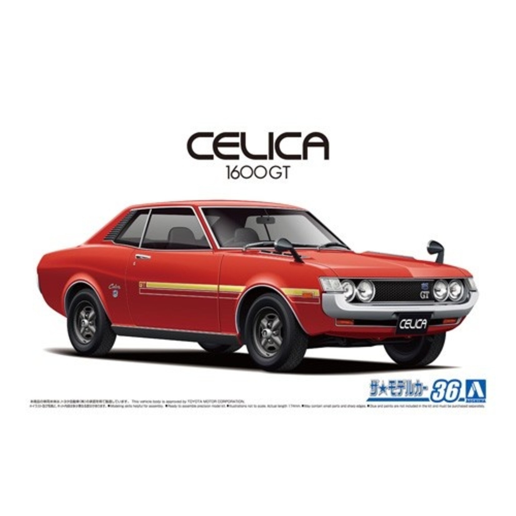 Aoshima 05913 - 1/24 Toyota TA22 Celica 1600GT '72